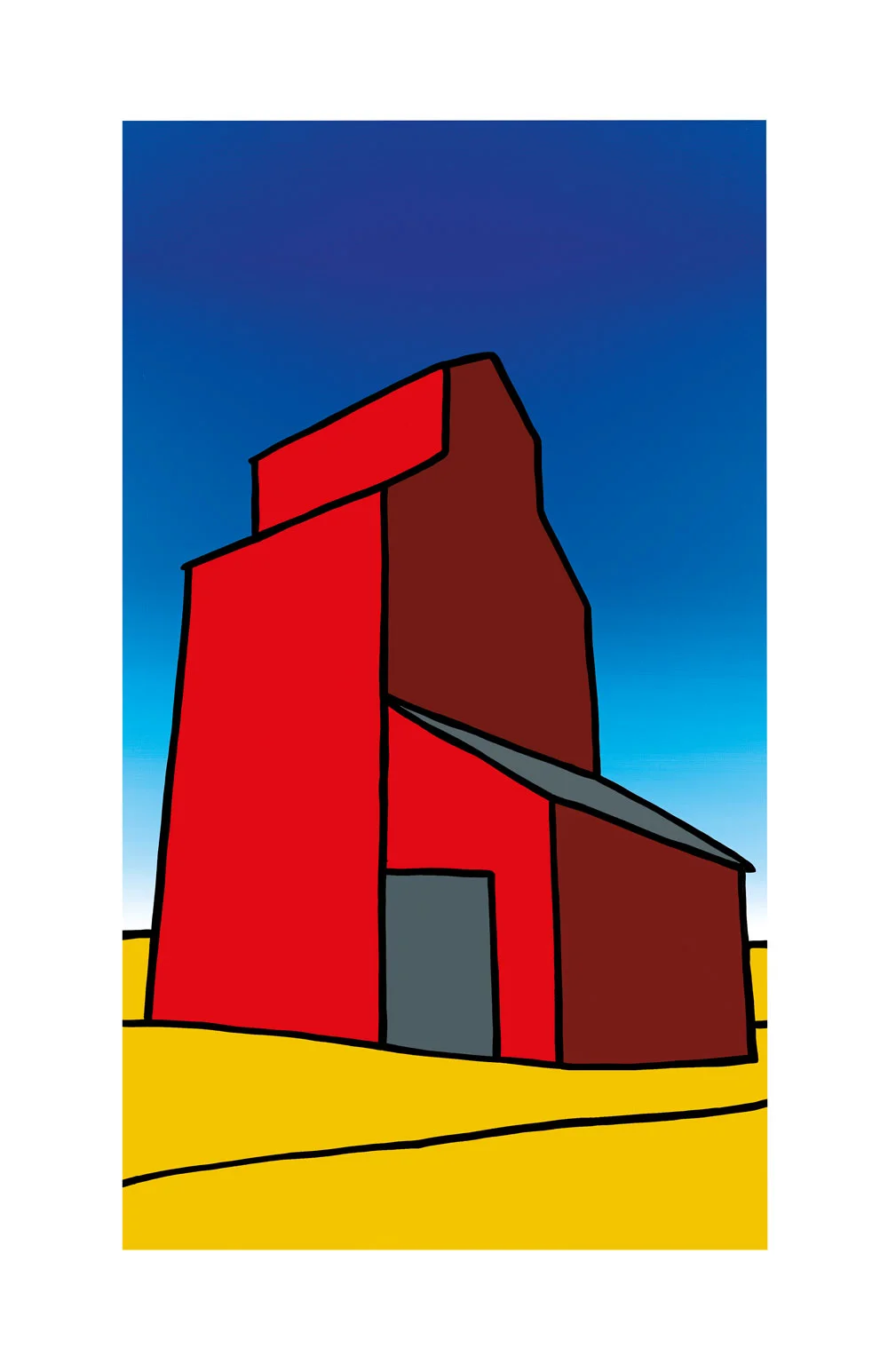  025 The Big Red Grain Elevator Carter Ryan
