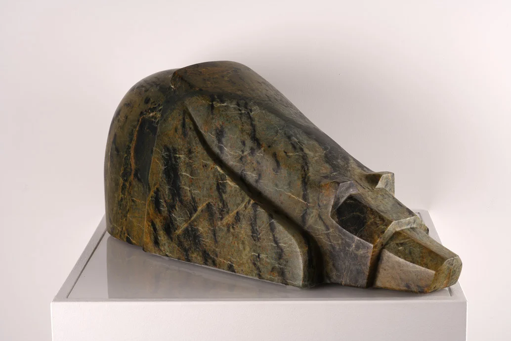 The Giant Sleeping Bear Has Big Dreams Canadian Soapstone Jason Carter, 2016 $4500