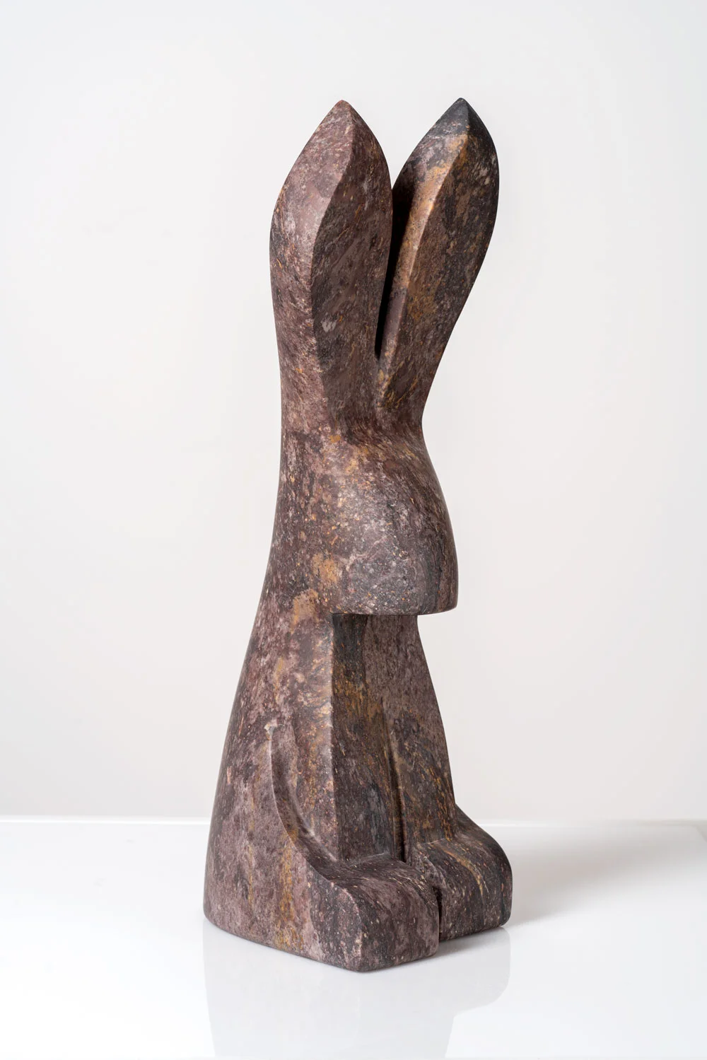 The Curious Rabbit Wonderstone (Utah) 5" W x 6" L x 15" H Jason Carter, 2018 SOLD