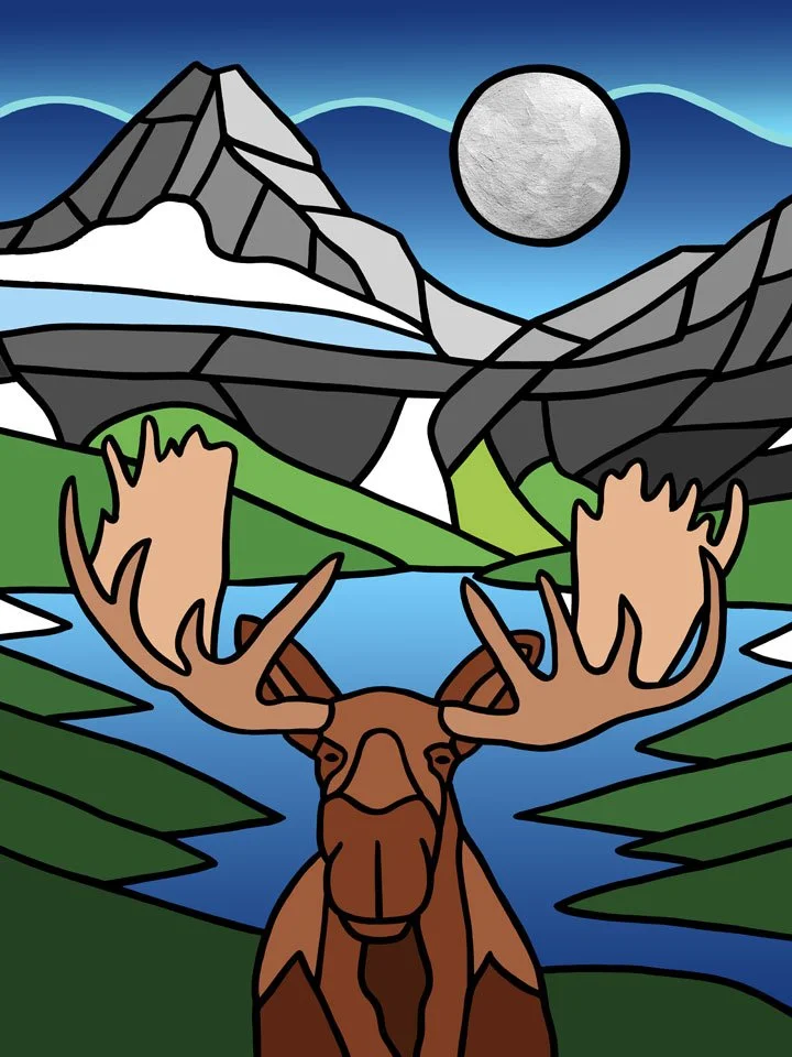 12x16HappyMooseAssiniboine.jpg