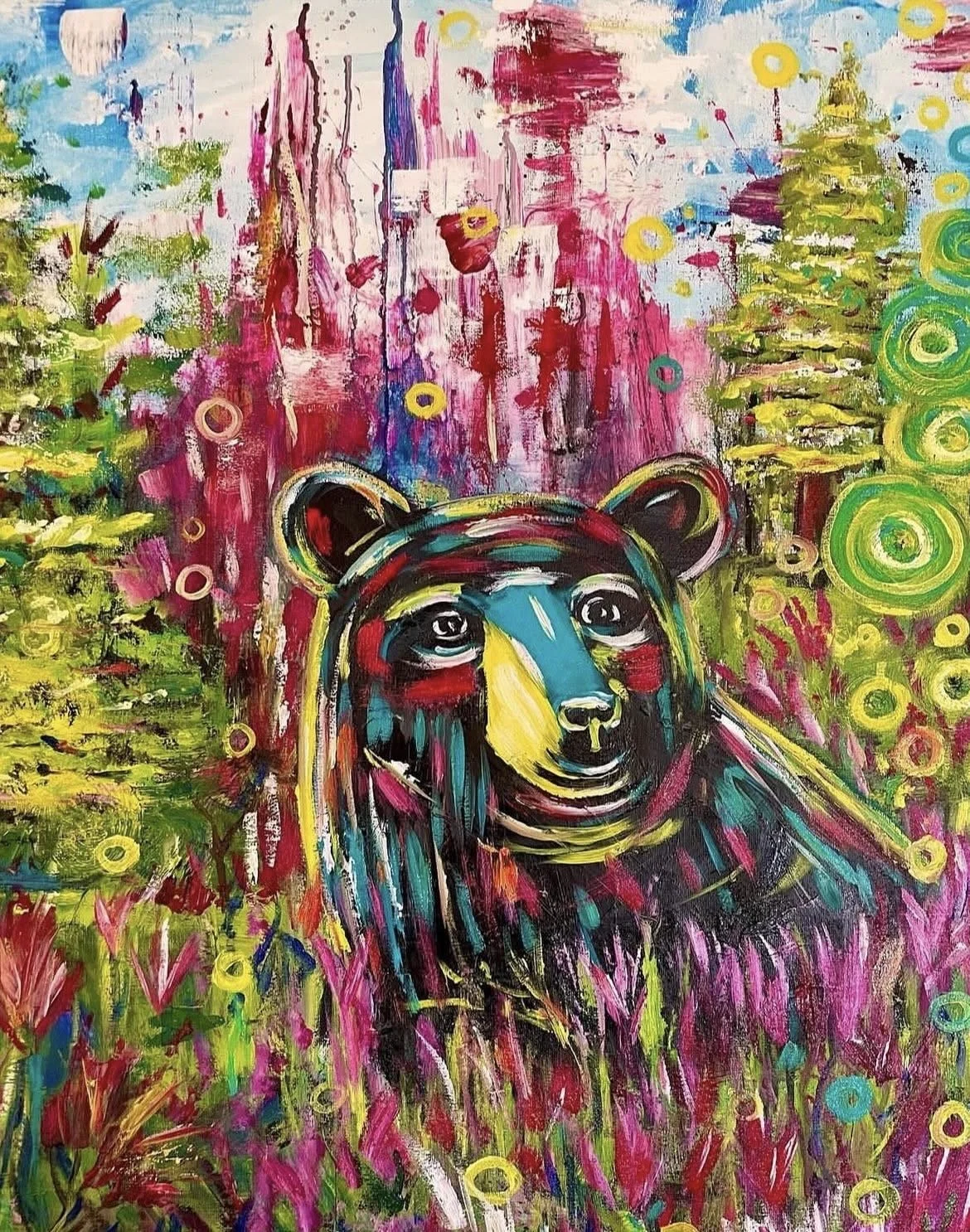 Summer Bear print