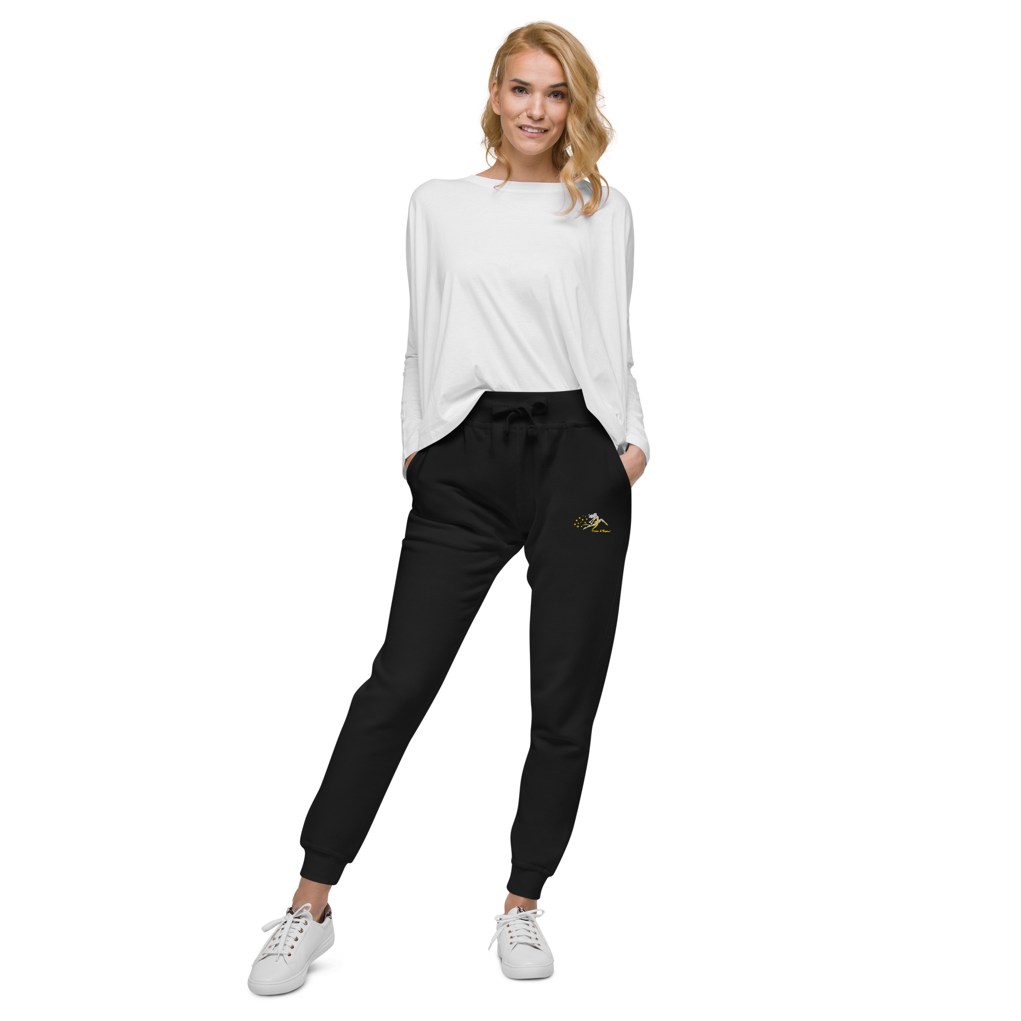 unisex-fleece-sweatpants-black-front-698de4928200e.png