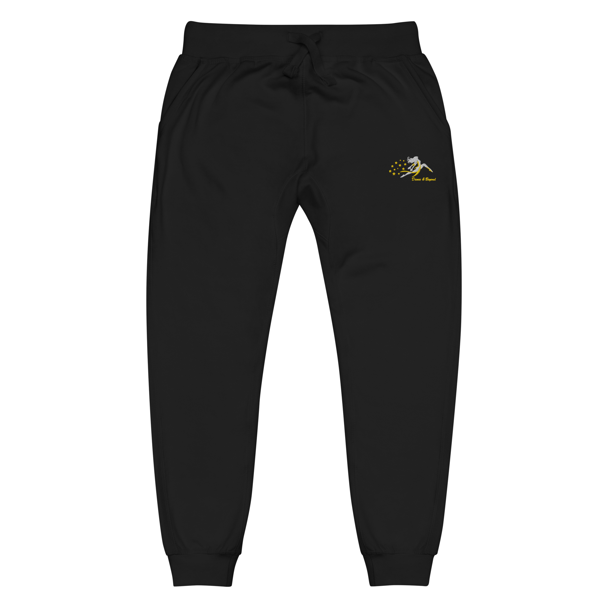 unisex-fleece-sweatpants-black-front-698de492821b3.png