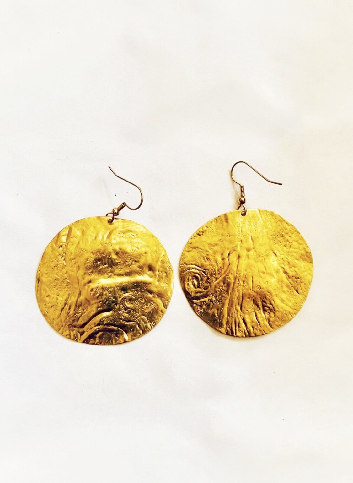 Small Engraved Hoops