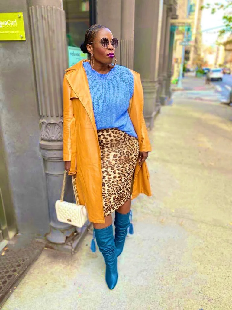 CREATIVELY WEARING ANIMAL PRINT WITH COLOR