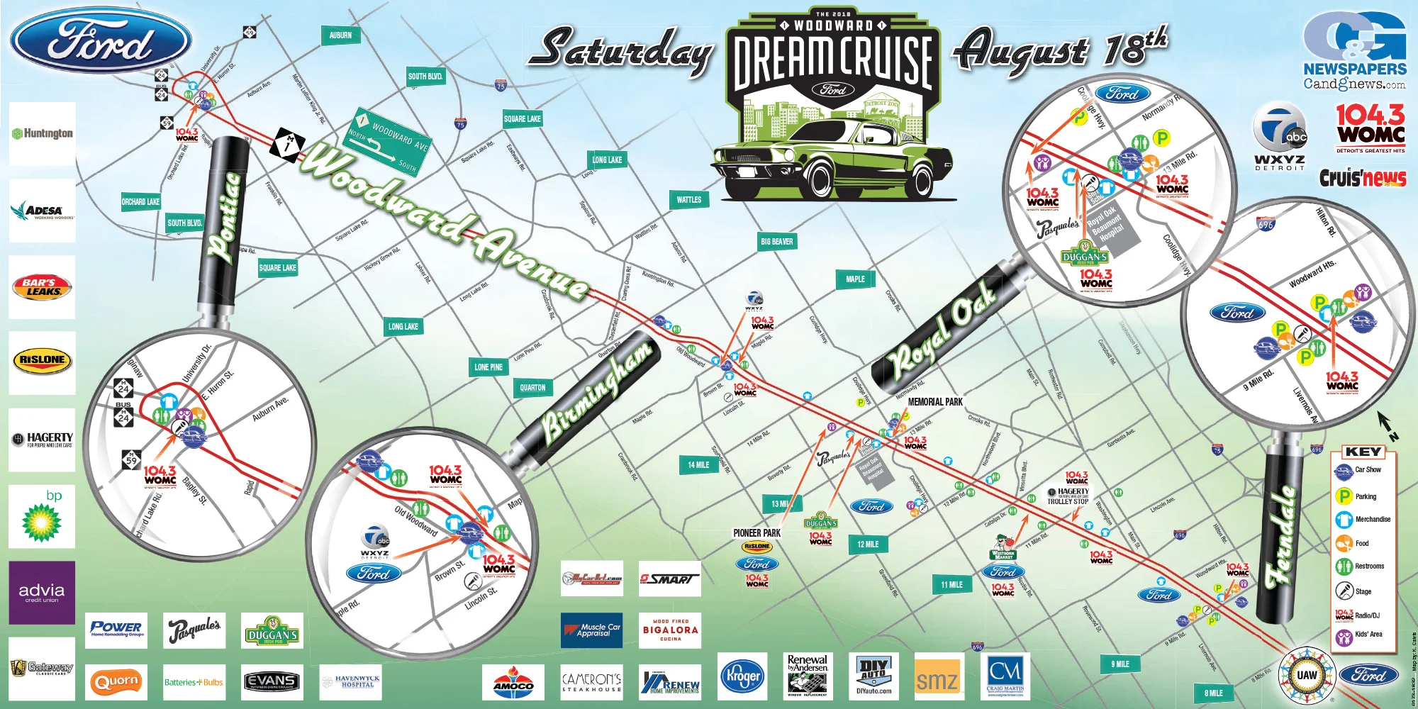 Source: http://www.woodwarddreamcruise.com
