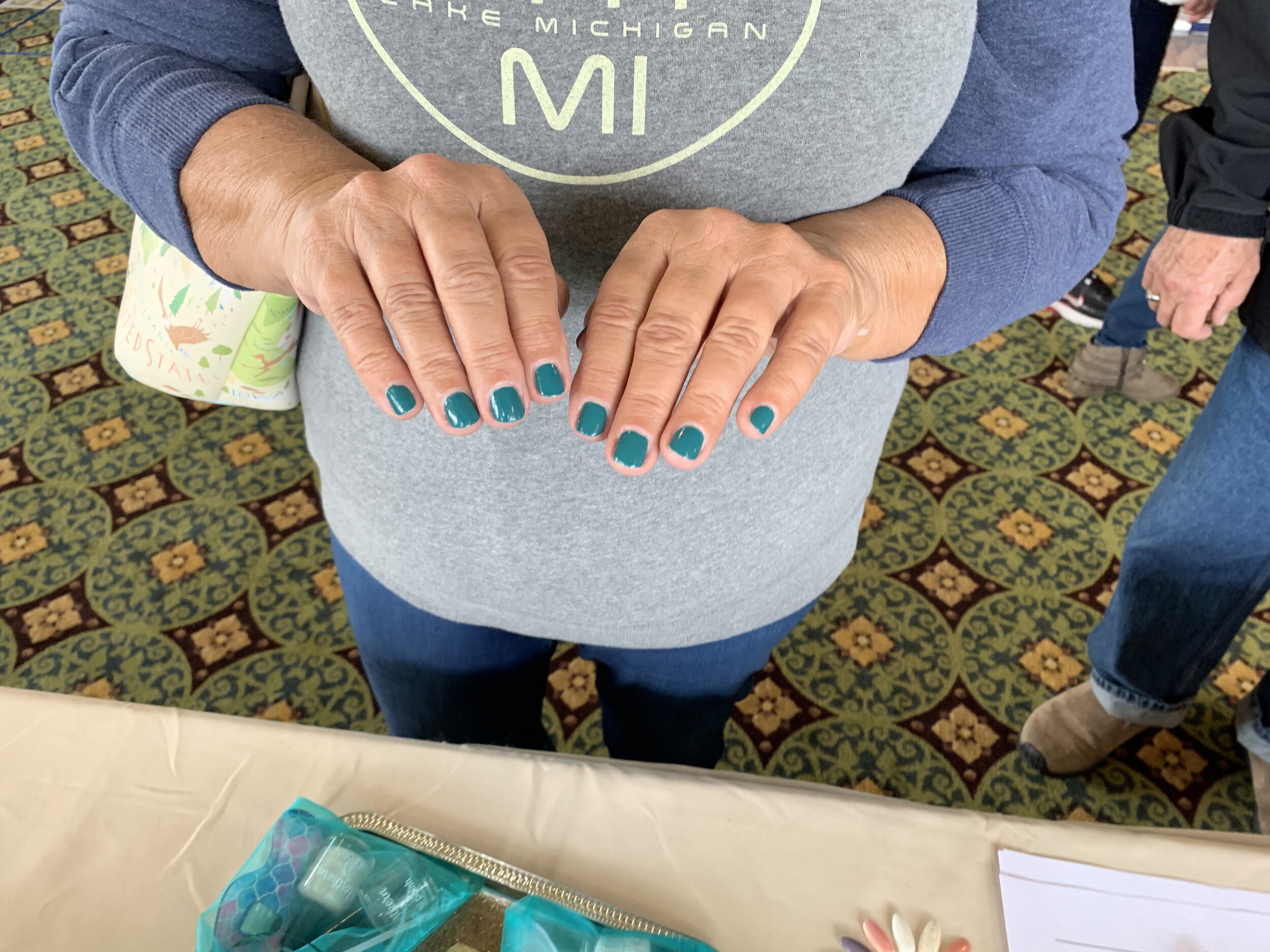 We love seeing your nails with our polish on at craft shows!