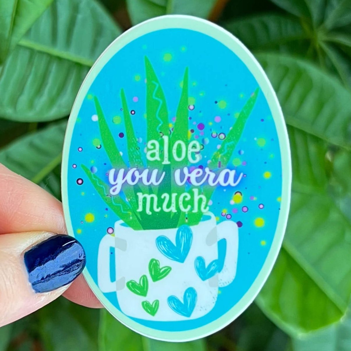"Aloe You Vera Much" Vinyl Sticker 🌿💚