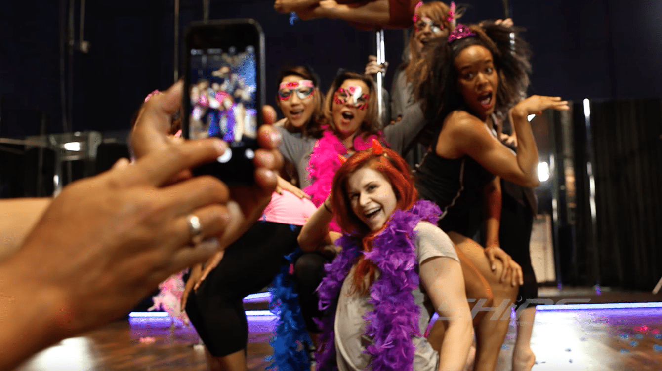 Bachelorette party at Shine Alternative Fitness Las Vegas