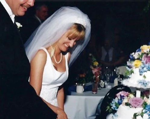 OMG! We were just babies when we said &ldquo;I do&rdquo; 24 years ago. (At least *I* was! 😜) 

The second photo sums up the secret to our marriage: I do dumb shit and he just laughs and supports whatever crazy things I say and do. It works. 🤷&zwj;♀