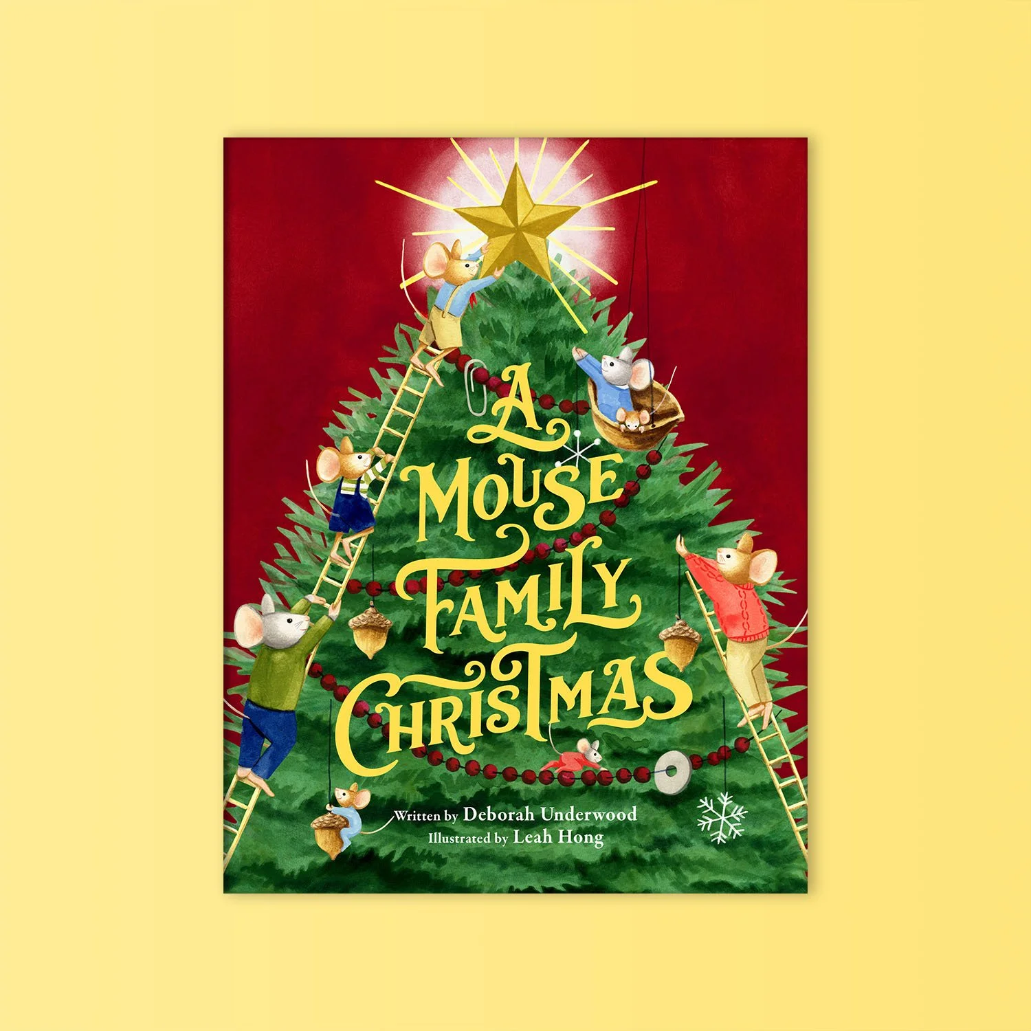 A Mouse Family Christmas • LBYR • Cover art © by Leah Hong