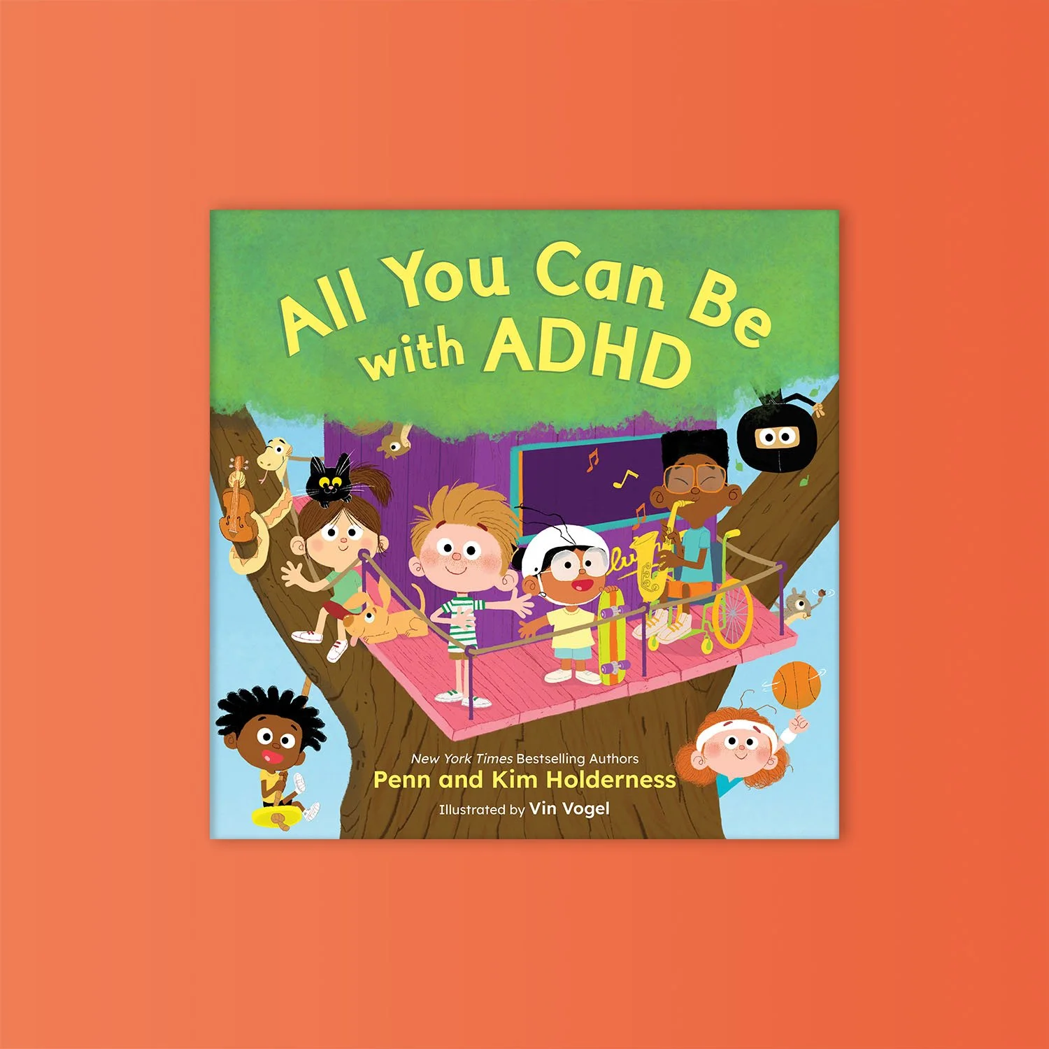 All You Can Be with ADHD • LBYR • Cover art by Vin Vogel