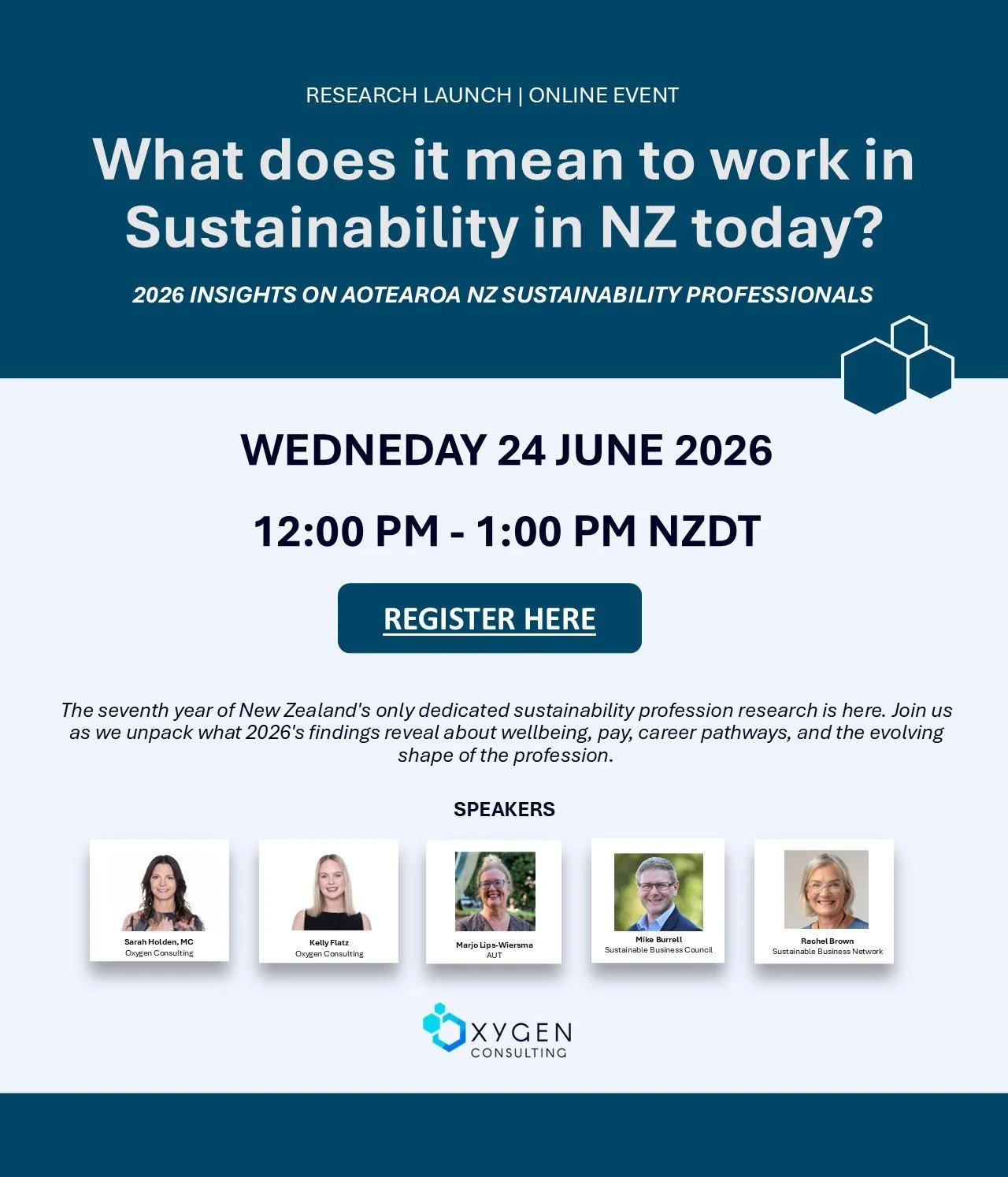 online event: LAUNCH OF INSIGHTS ON AOTEAROA nz SUSTAINABILITY PROESSIONALS 2026 REPORT