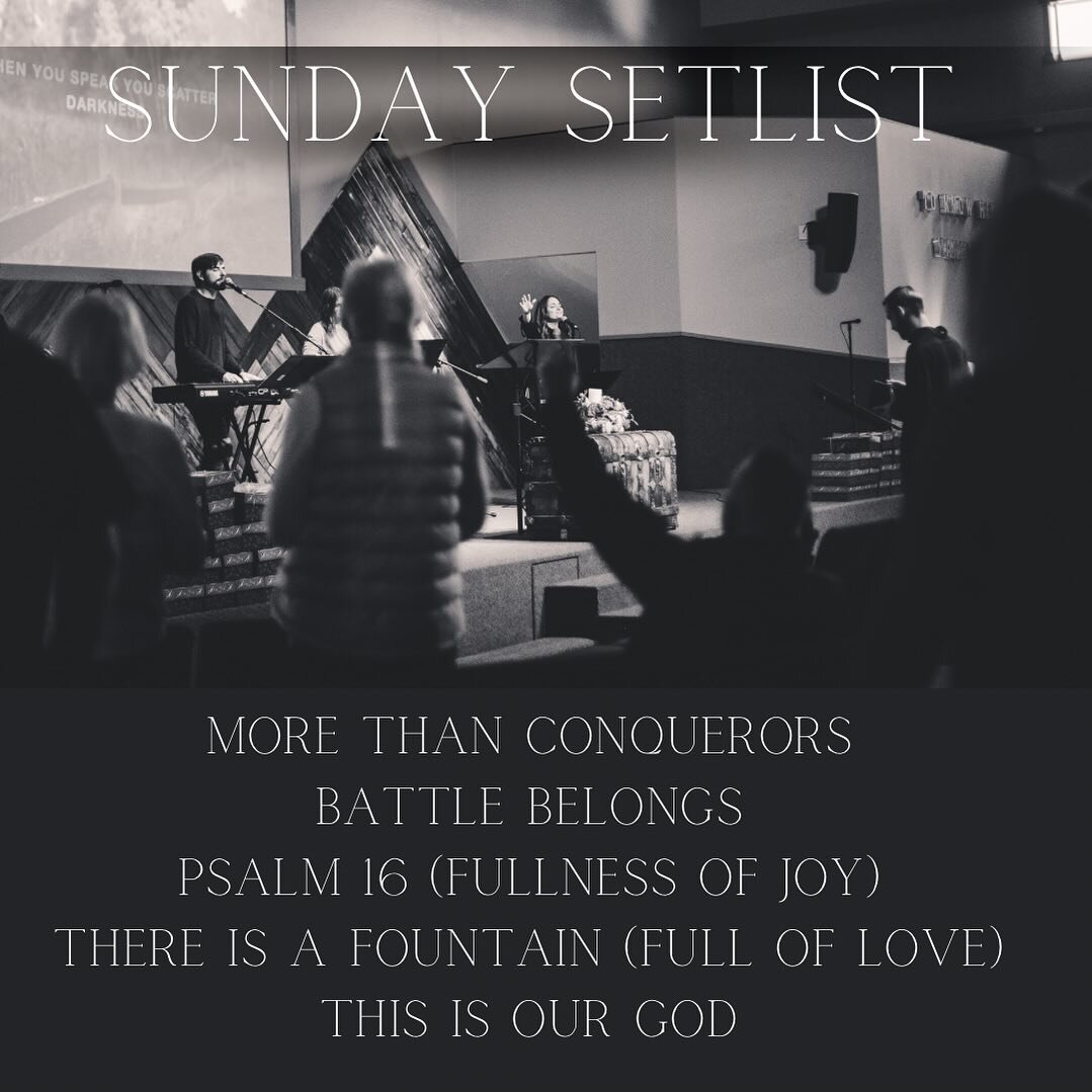 We are looking forward to worshipping with you Sunday at 9am and 10:30am! #bsfsundaysetlist
