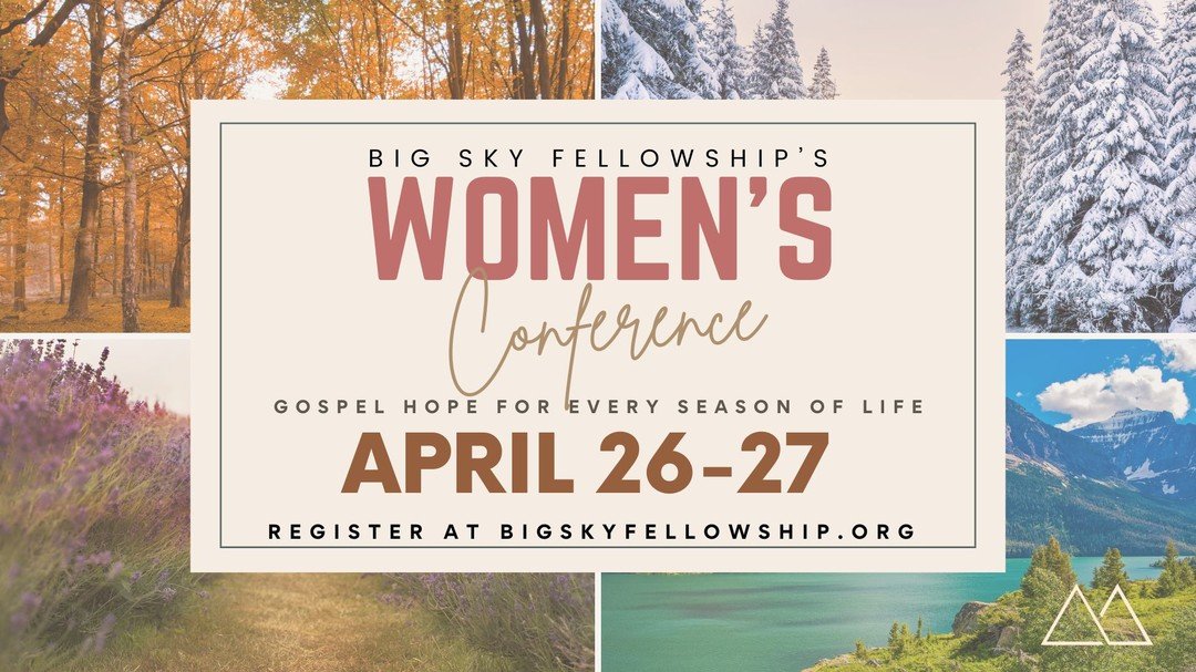 We are less than two weeks away from our Spring Women&rsquo;s Conference! On April 26th &amp; 27th, it is our prayer that many women will come together to find our hope in Christ regardless of what season you find yourself in!
We have several differe