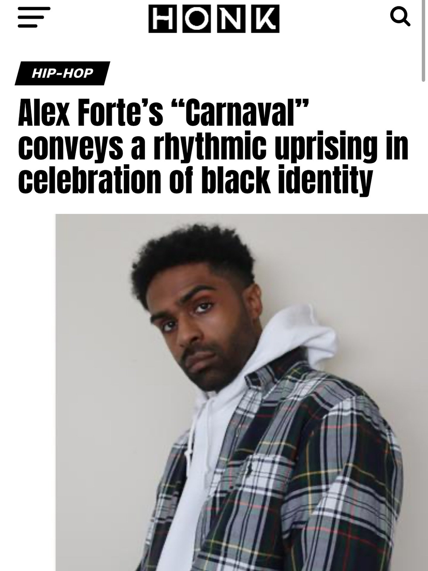 Thanks to @thehonkmagazine for the article about one of my latest tracks, Carnaval. Check out the article on their website! And go listen to Morena E.P, link in bio!!

https://honkmagazine.com/alex-fortes-carnaval-conveys-a-rhythmic-uprising-in-celeb
