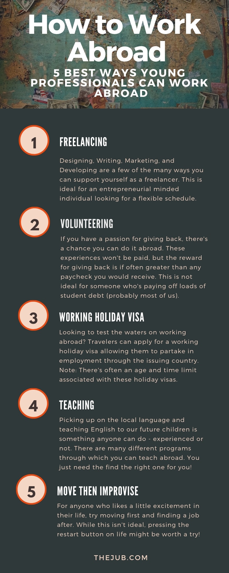 Working Abroad Infographic