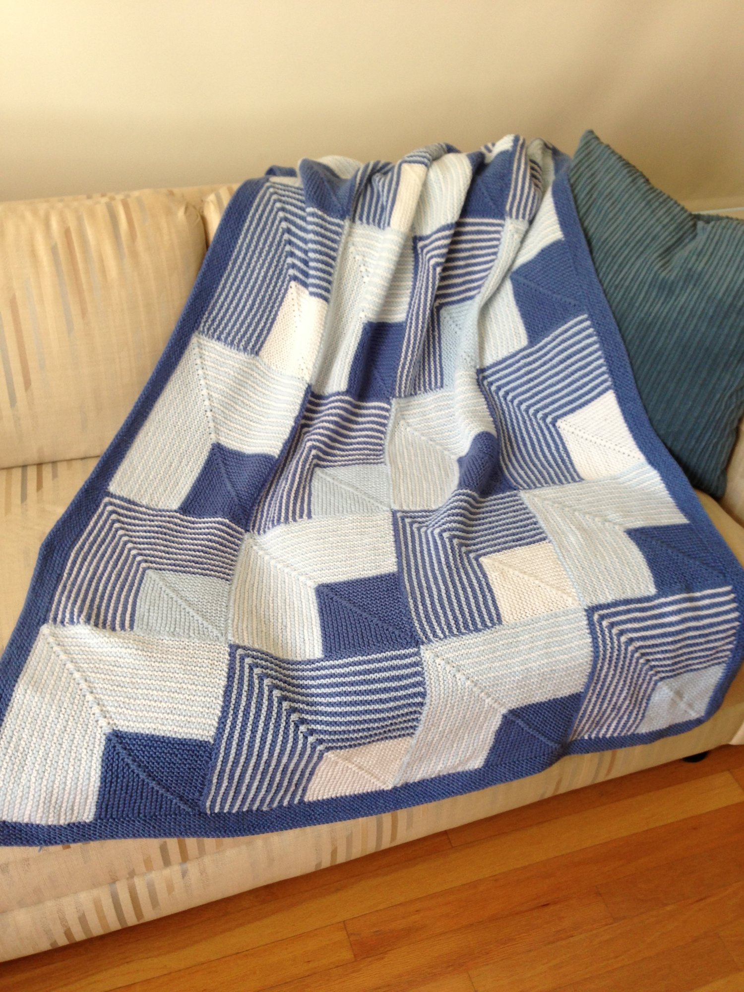 Knitting Patterns For Blankets Afghans Pillows The Knitwit