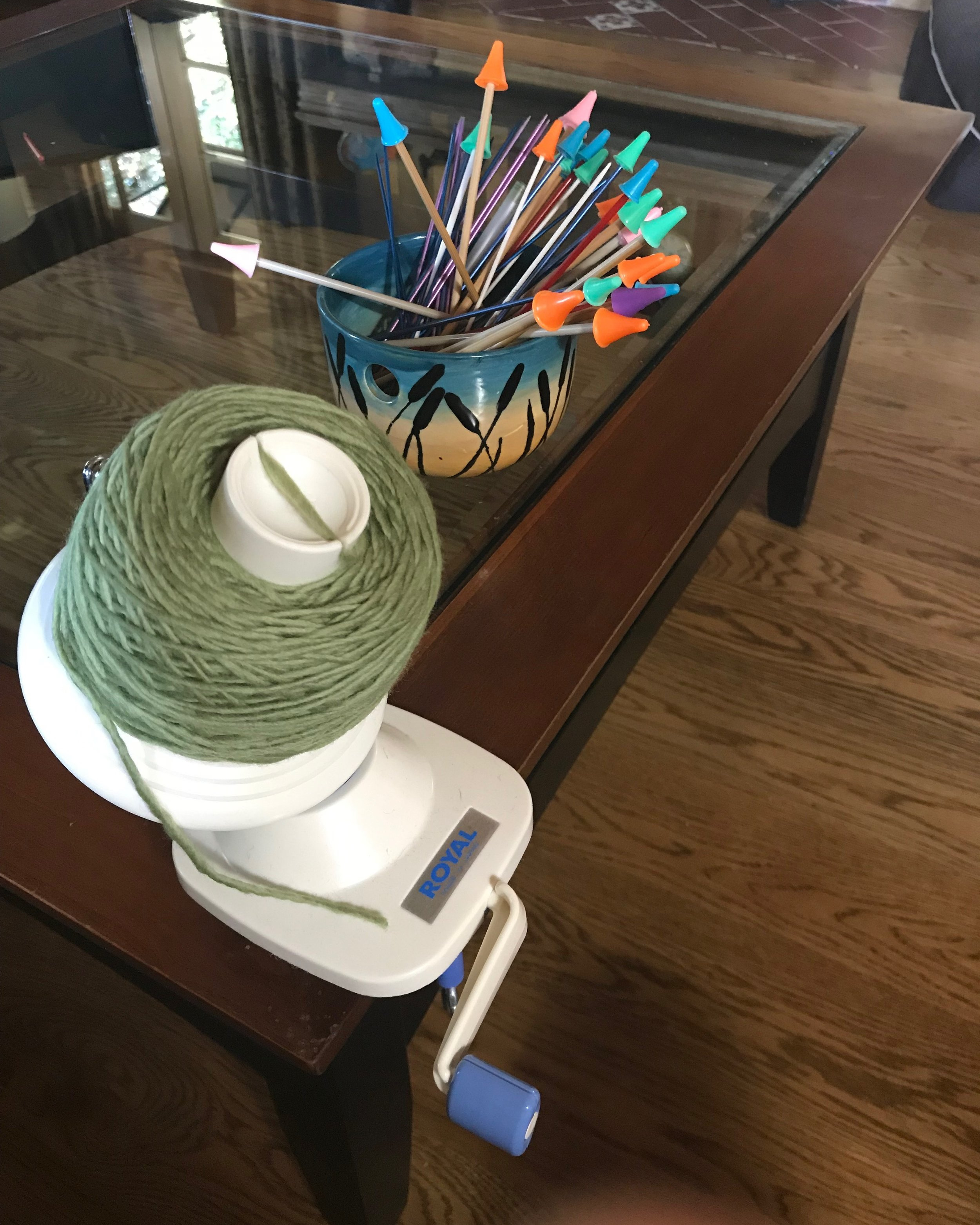 Yarn Tools: Best way to manage and organize yarn while knitting or  crocheting -- with yarn ball winder! — The Knitwit