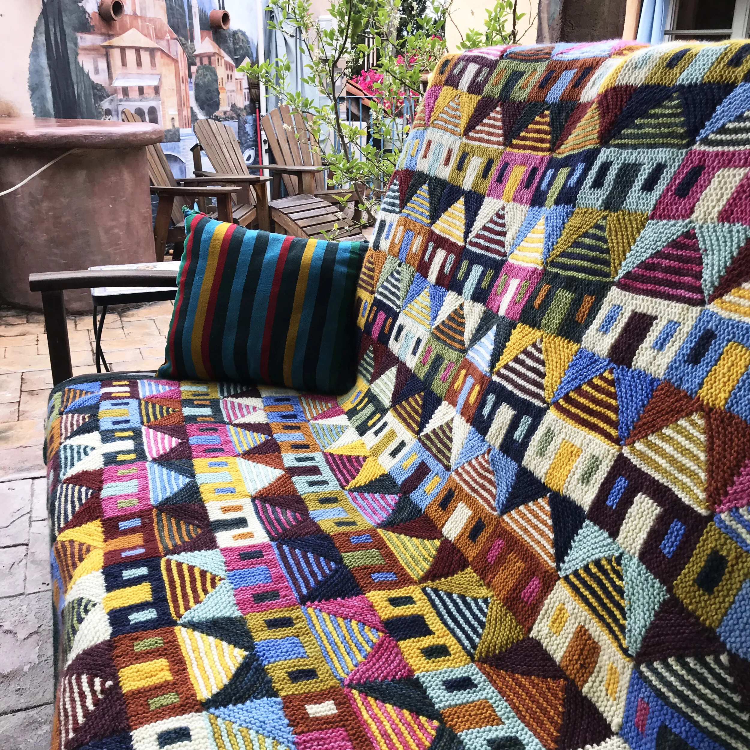 Safe at Home blanket — The Knitwit