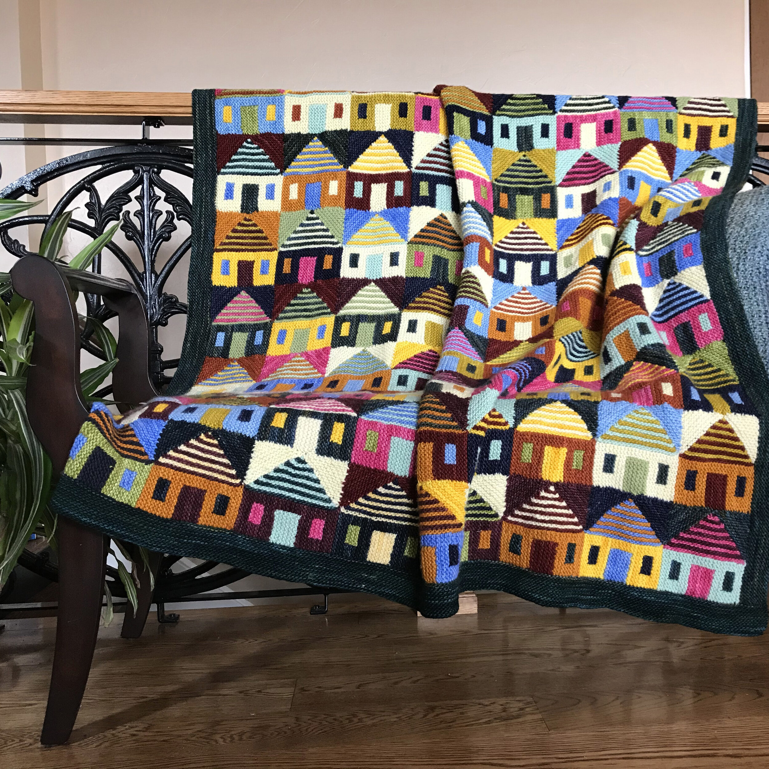 Safe at Home blanket — The Knitwit