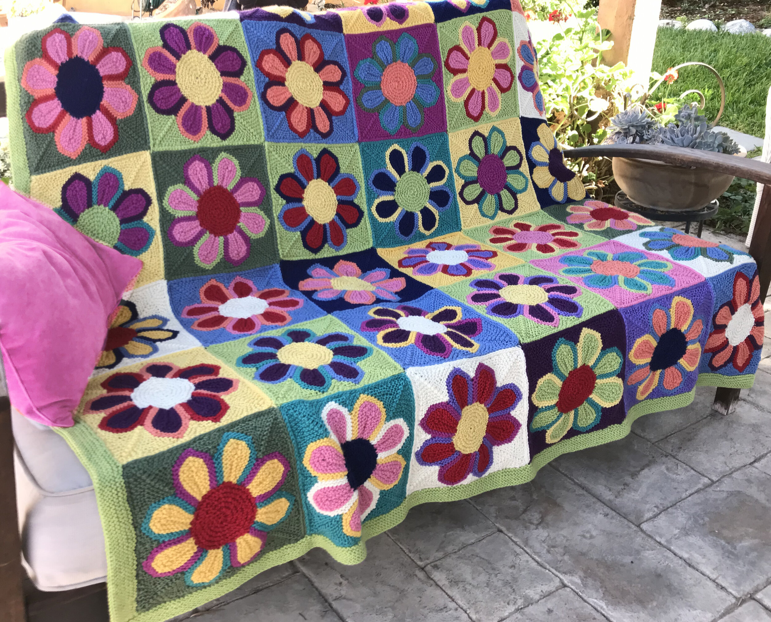 Flower Show blanket — The Knitwit
