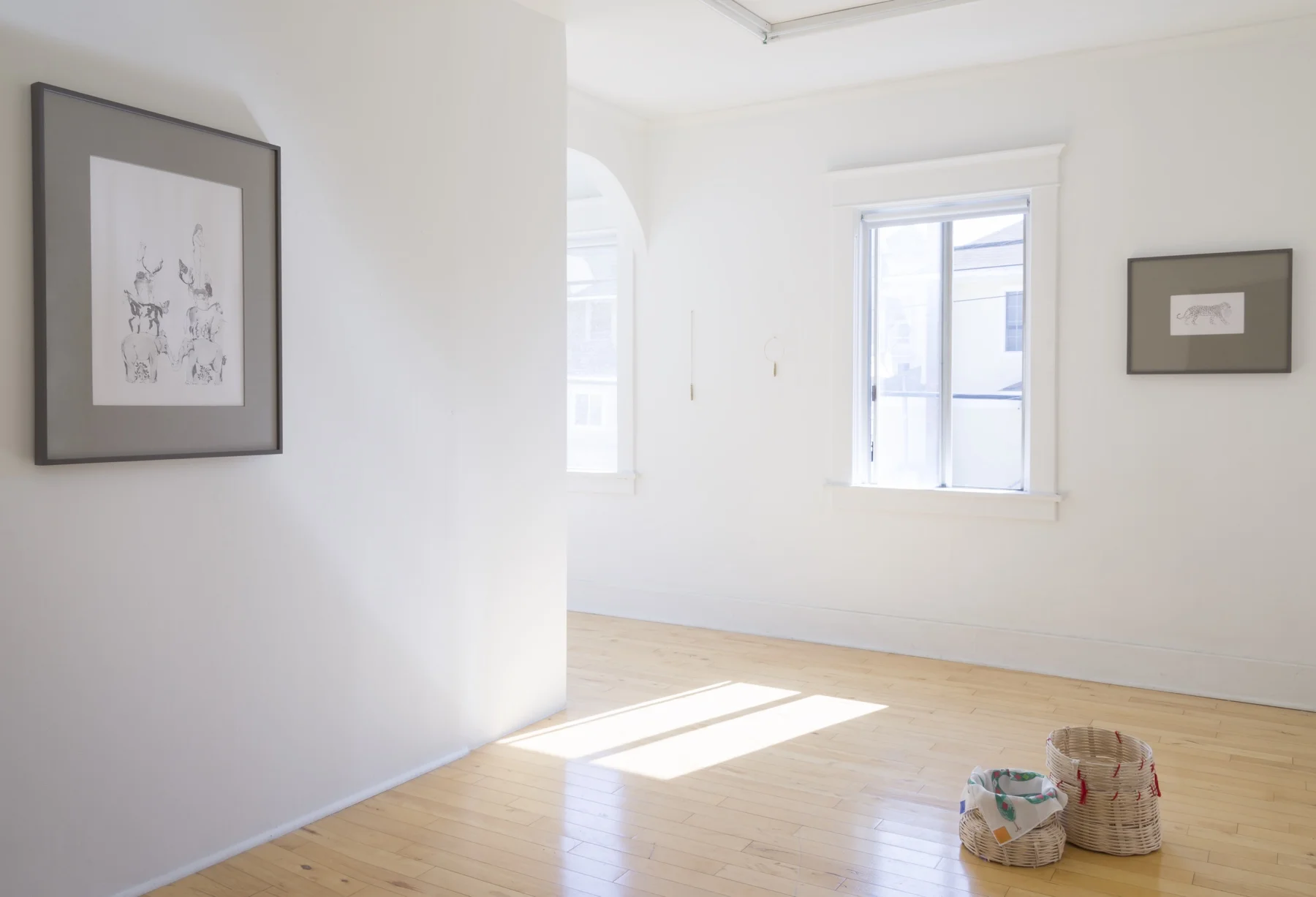 Aidan Koch, “A to Zed,” installation view, Park View, Los Angeles, 2017