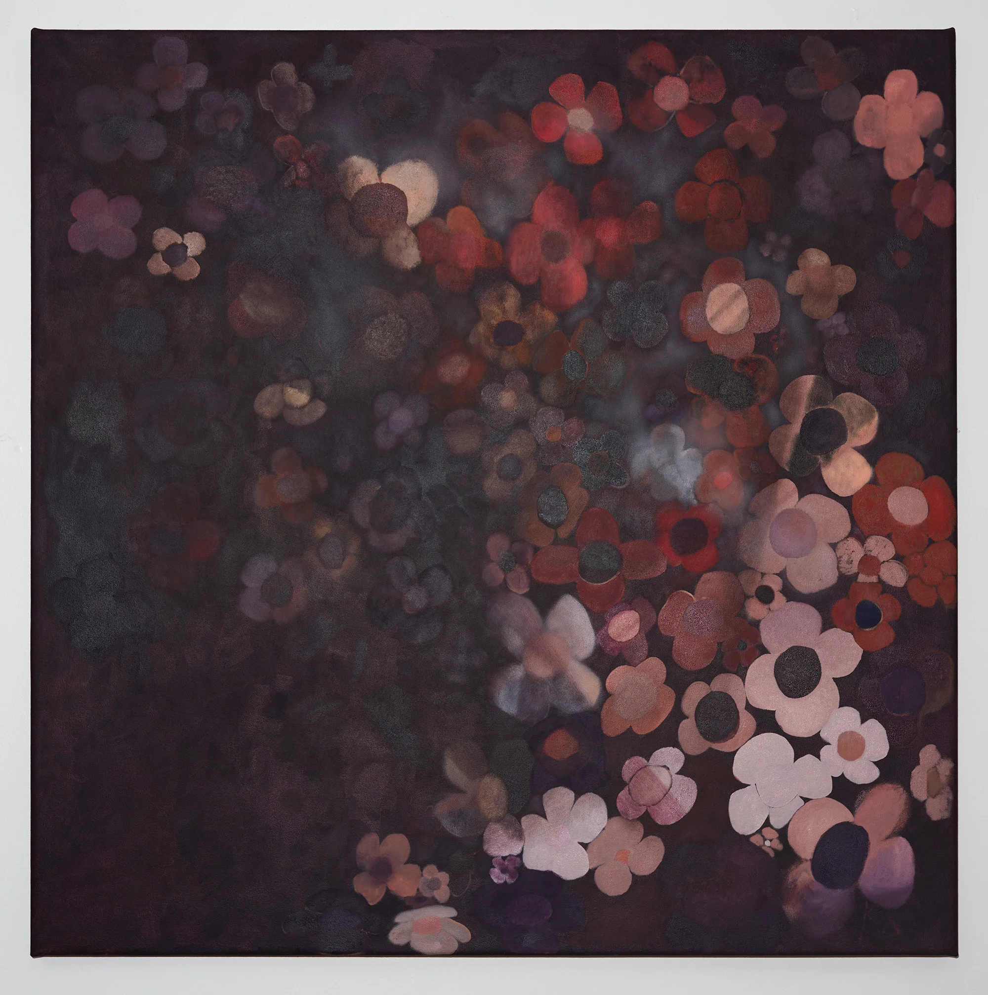 Kate Spencer Stewart, Sir Charles , 2018, oil on canvas, 47 × 47 inches (119.4 × 119.4 cm)