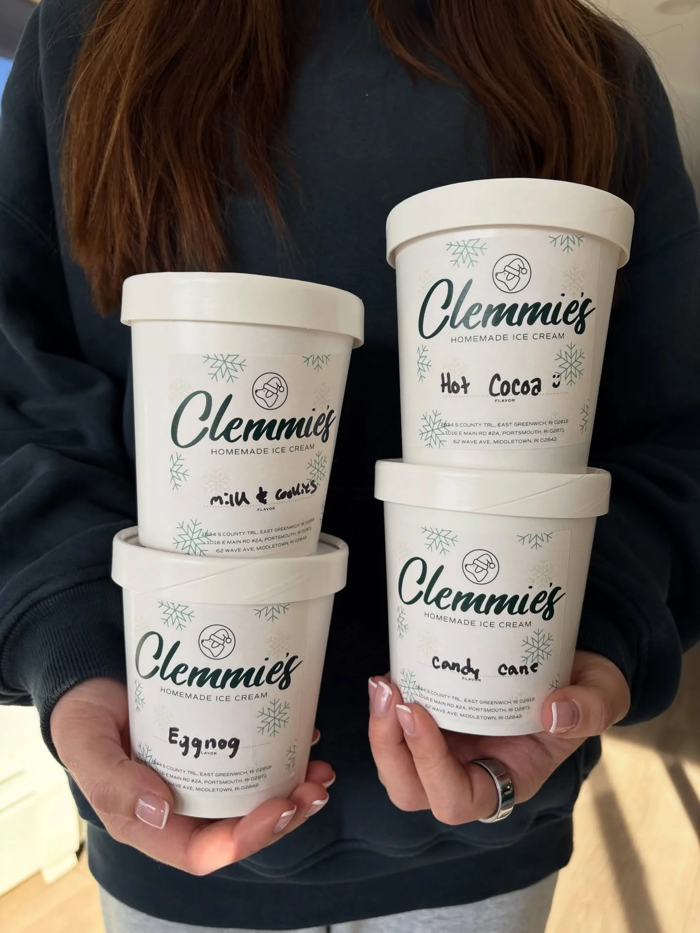 IT&rsquo;S TIMMMMEEEEEE!

holiday pints are ready for pick up in EG &amp; Middletown today or tomorrow from 12-3pm! you can come EITHER DAY regardless of what your order confirmation says. just be sure to come to the shop you ordered from :) ❄️❄️