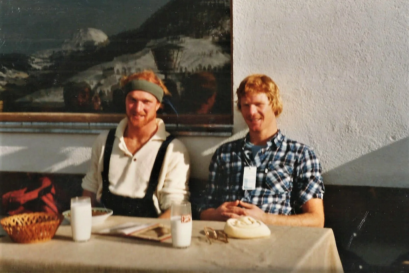 Ken and his brother, Rob, on a ski trip to Kitzbuhel, Austria.