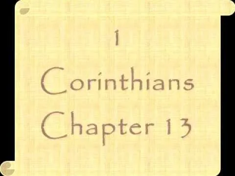 I Corinthians 13 Read Aloud  (Download)