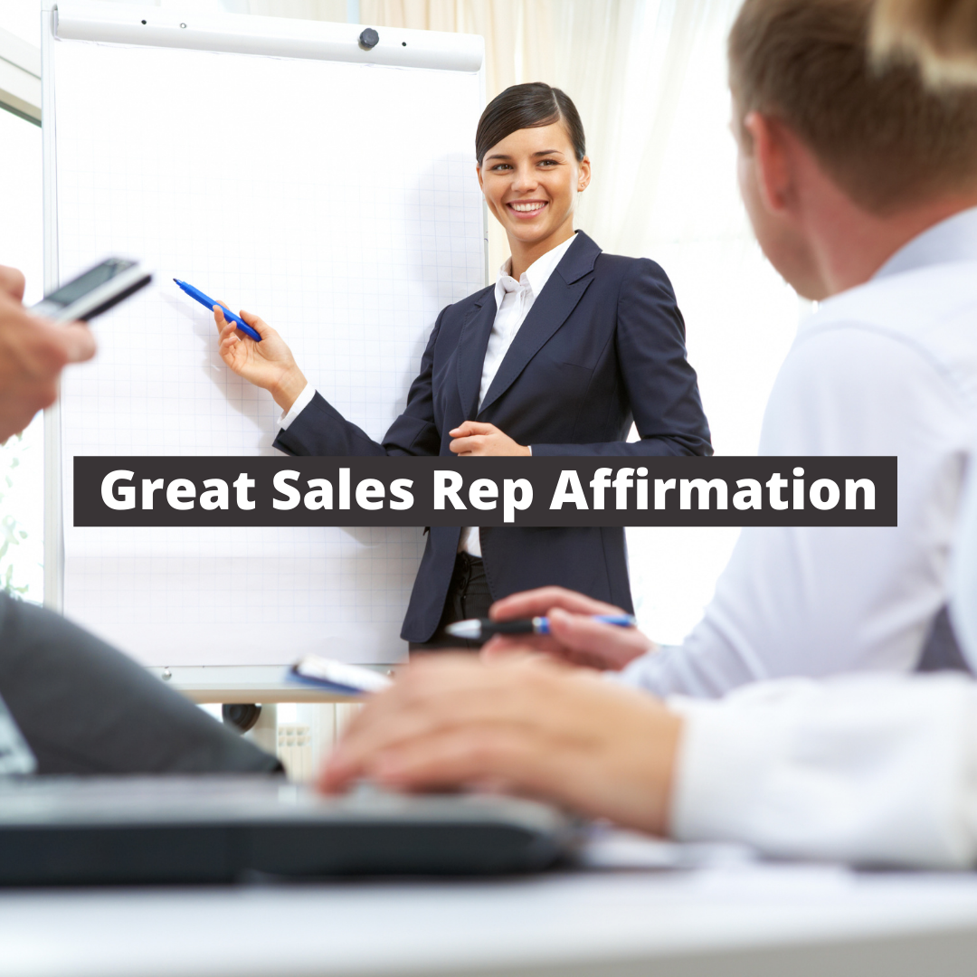 Sales Affirmations - Great Sales Rep Affirmation (MP3 Download)