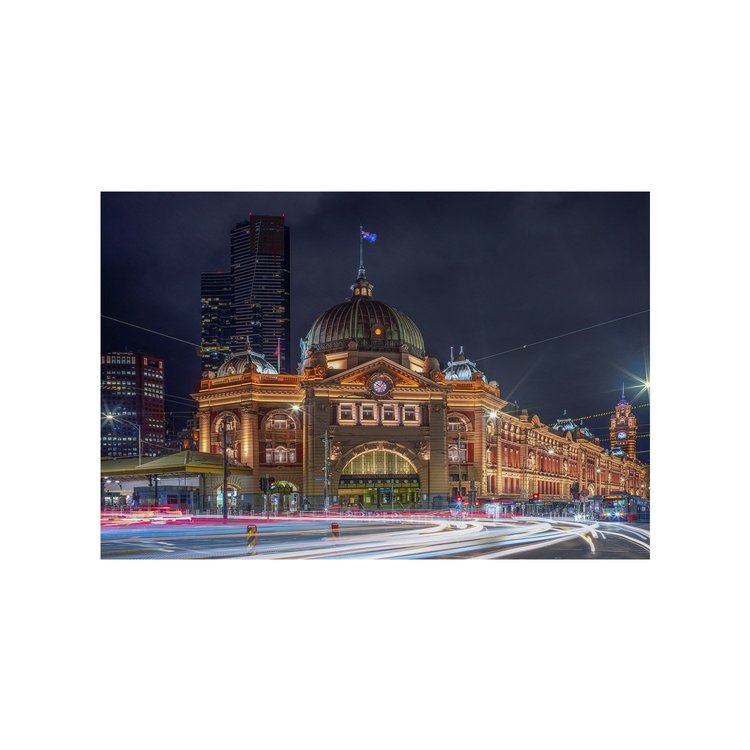 Flinders Street Station, fine art print by Dani Watson