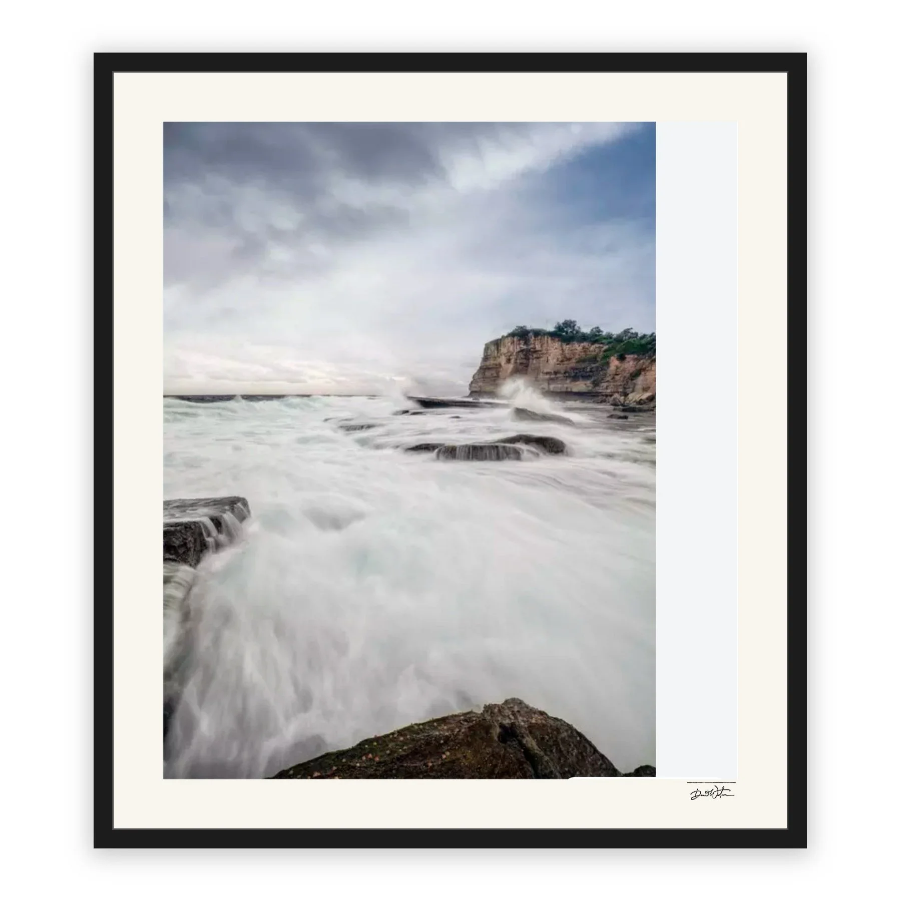 Swirl – limited edition fine art photographic print by Dani Watson in a black frame