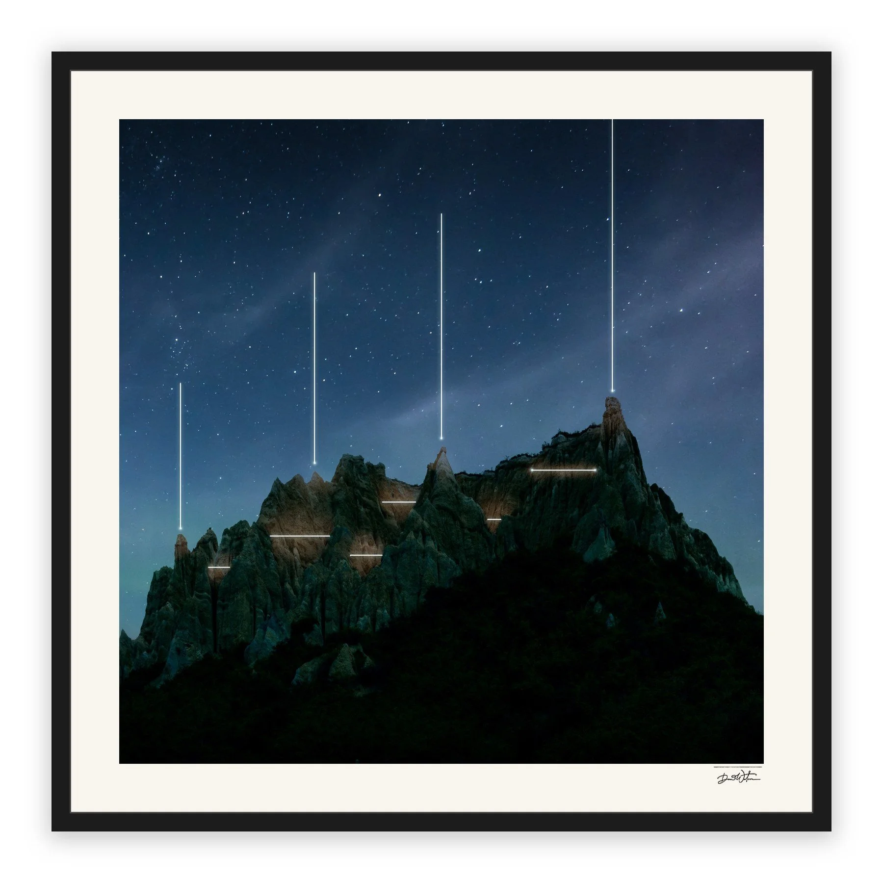 Odyssey – limited edition fine art photographic print by Dani Watson in a black frame