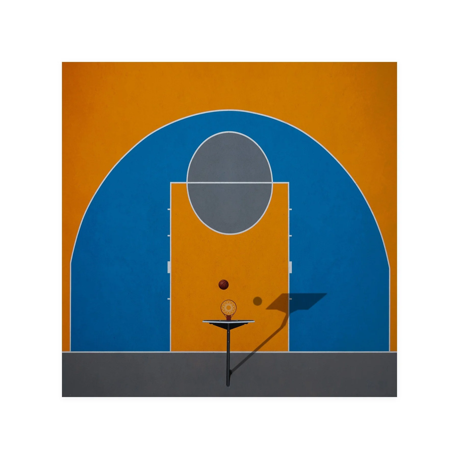 All Court Up - Basketball #4 – limited edition fine art photographic print by Dani Watson