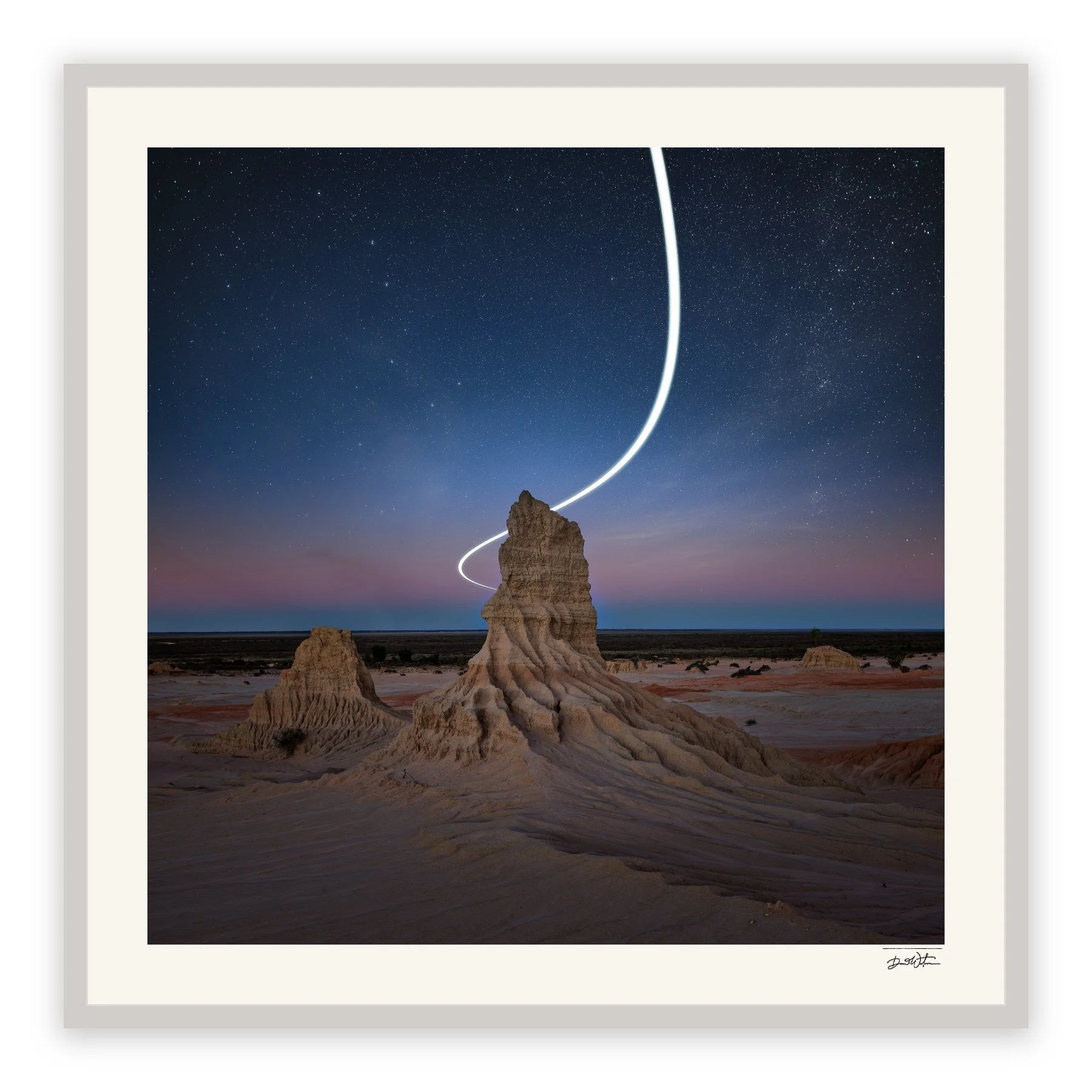Continuum – limited edition fine art photographic print by Dani Watson in a white frame