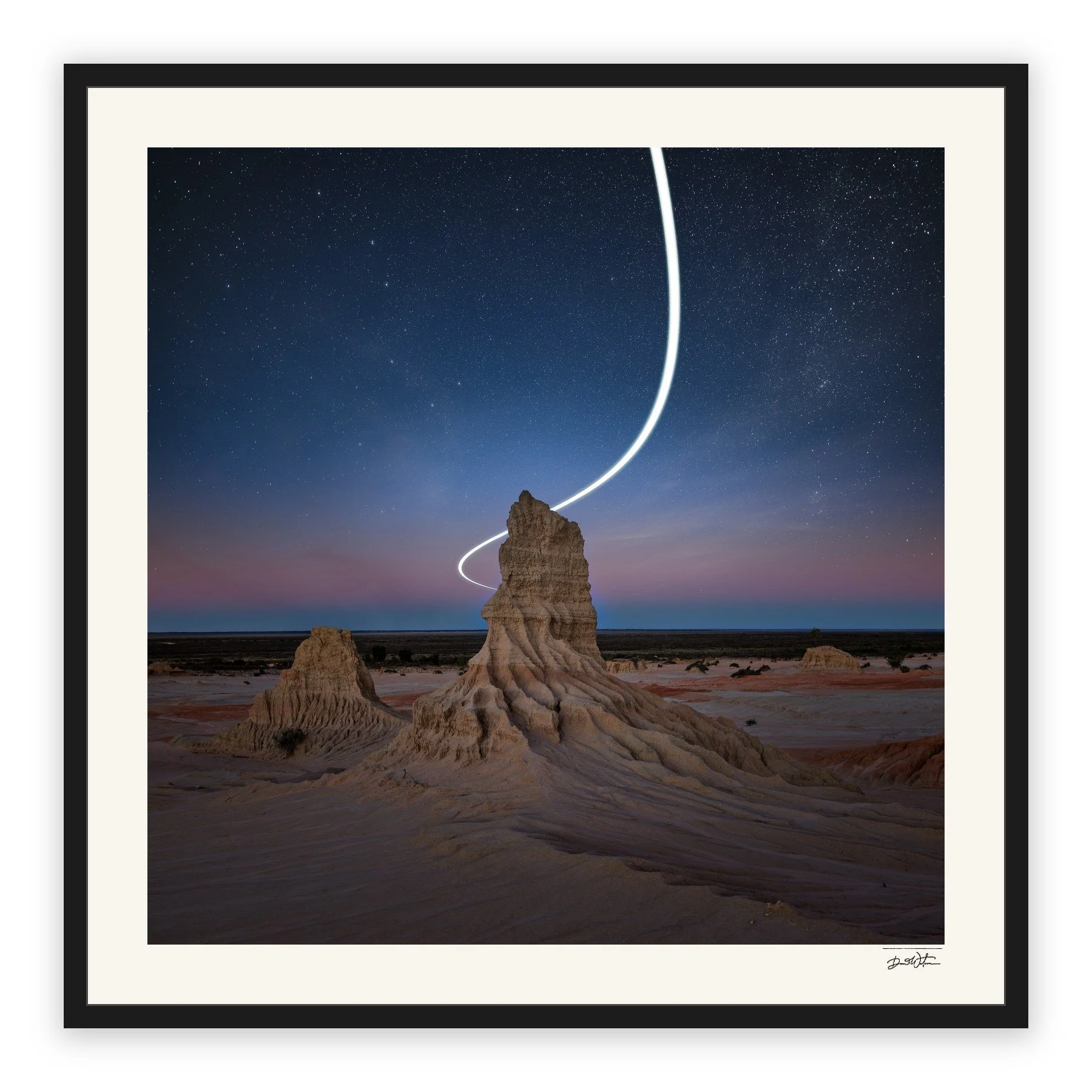 Continuum – limited edition fine art photographic print by Dani Watson in a black frame