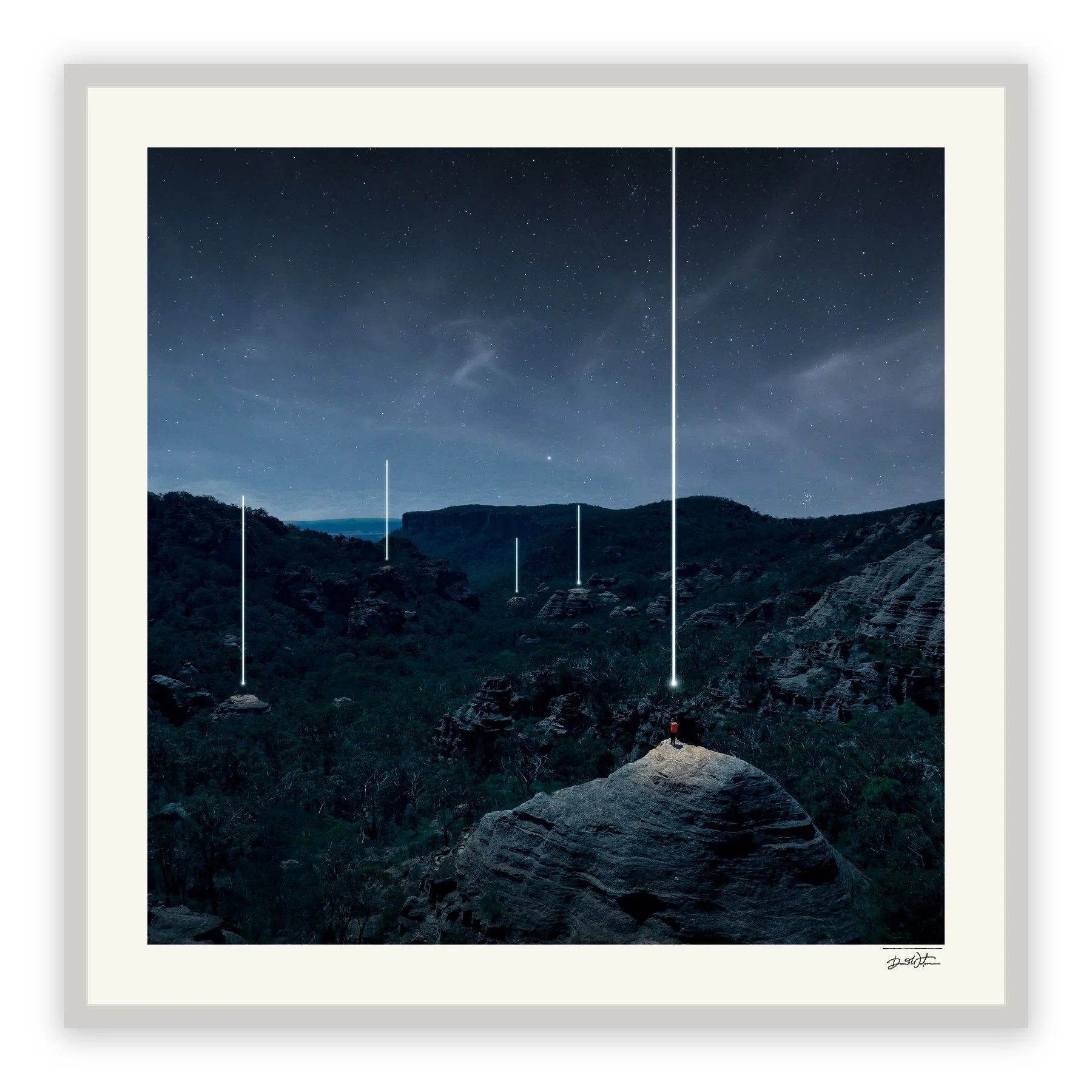 Solitude – limited edition fine art photographic print by Dani Watson in a white frame