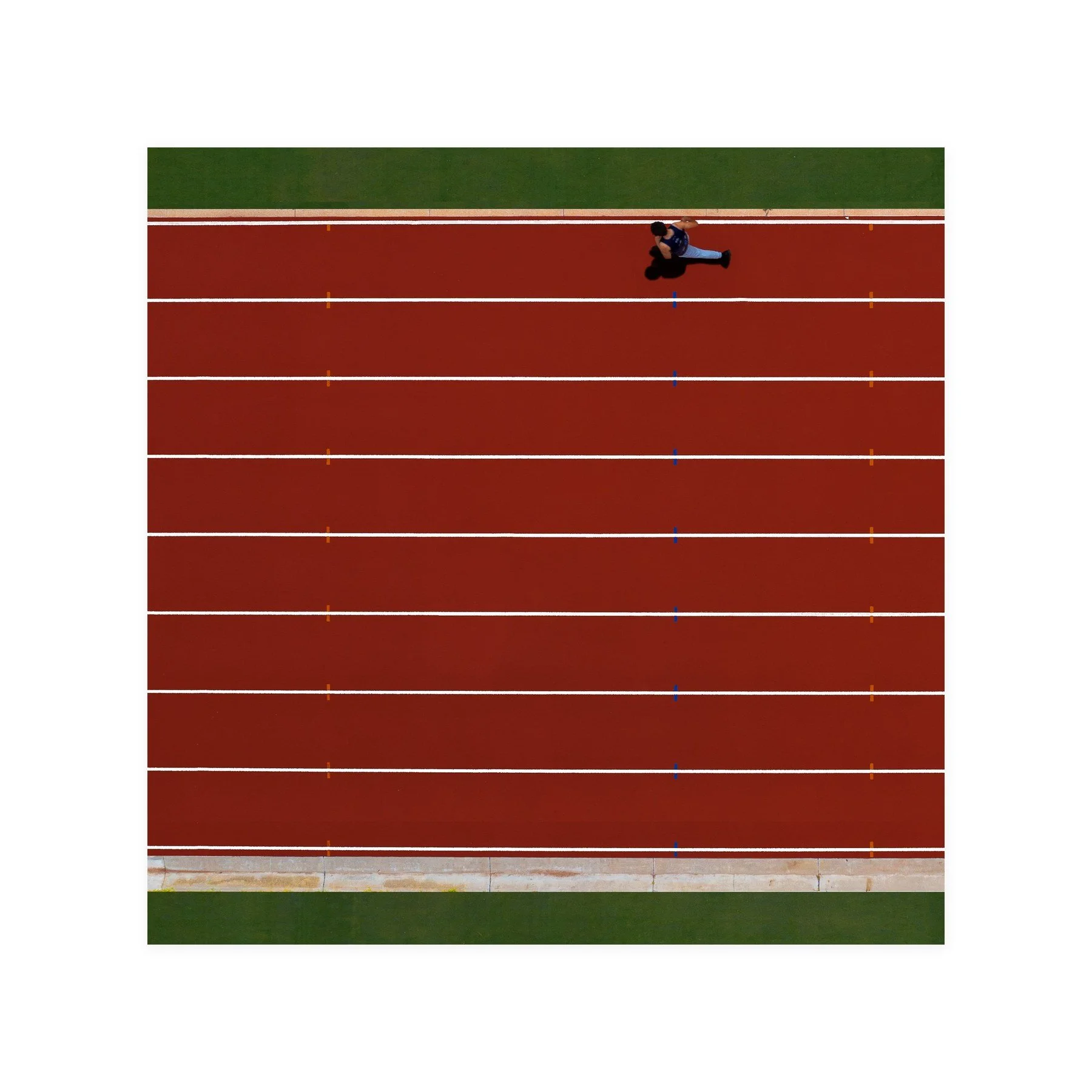 All Court Up - Athletics #2 – limited edition fine art photographic print by Dani Watson