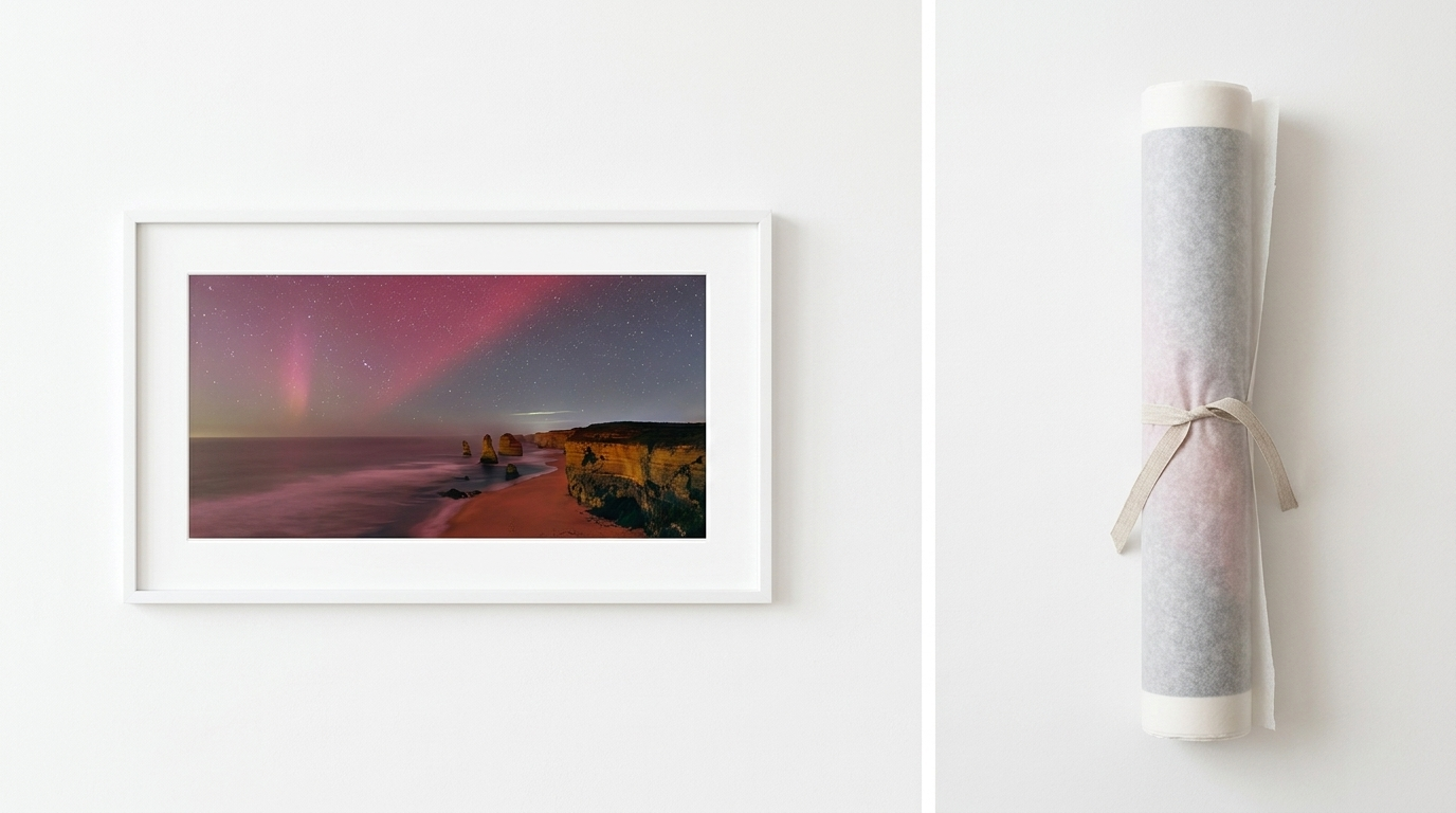 Fine art photography print presentation by Dani Watson