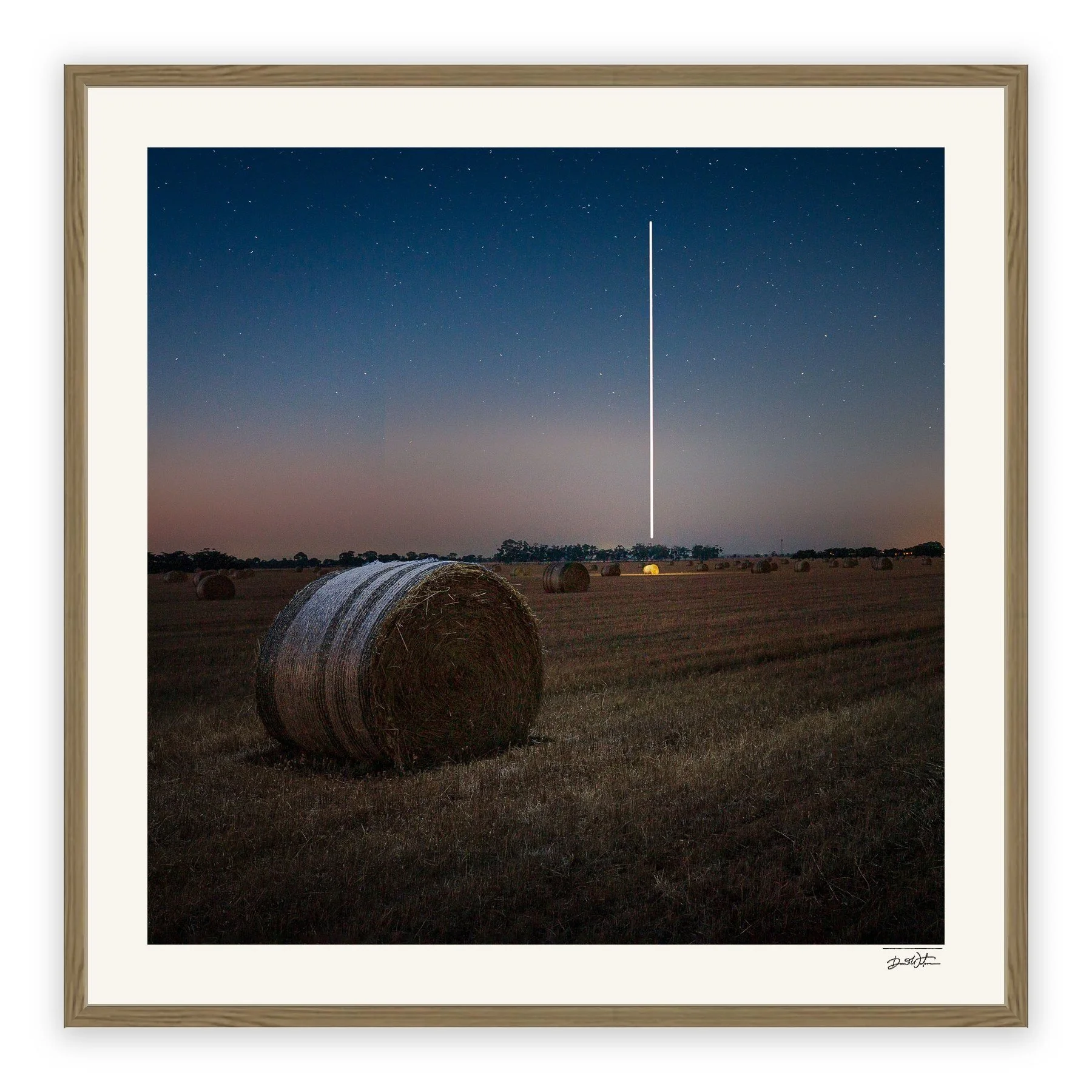 Epoch – limited edition fine art photographic print by Dani Watson in a raw oak frame