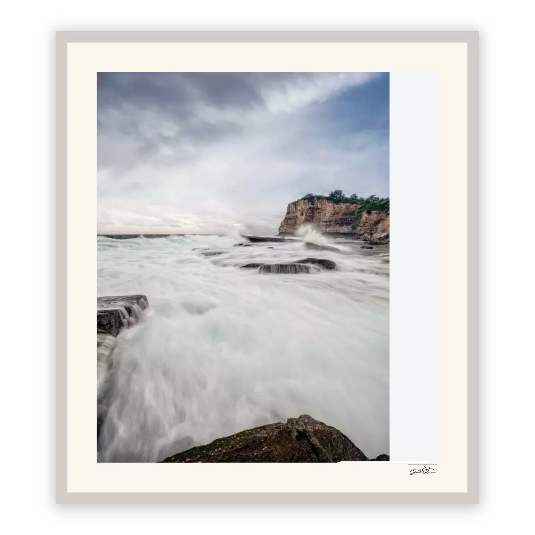Swirl – limited edition fine art photographic print by Dani Watson in a white frame