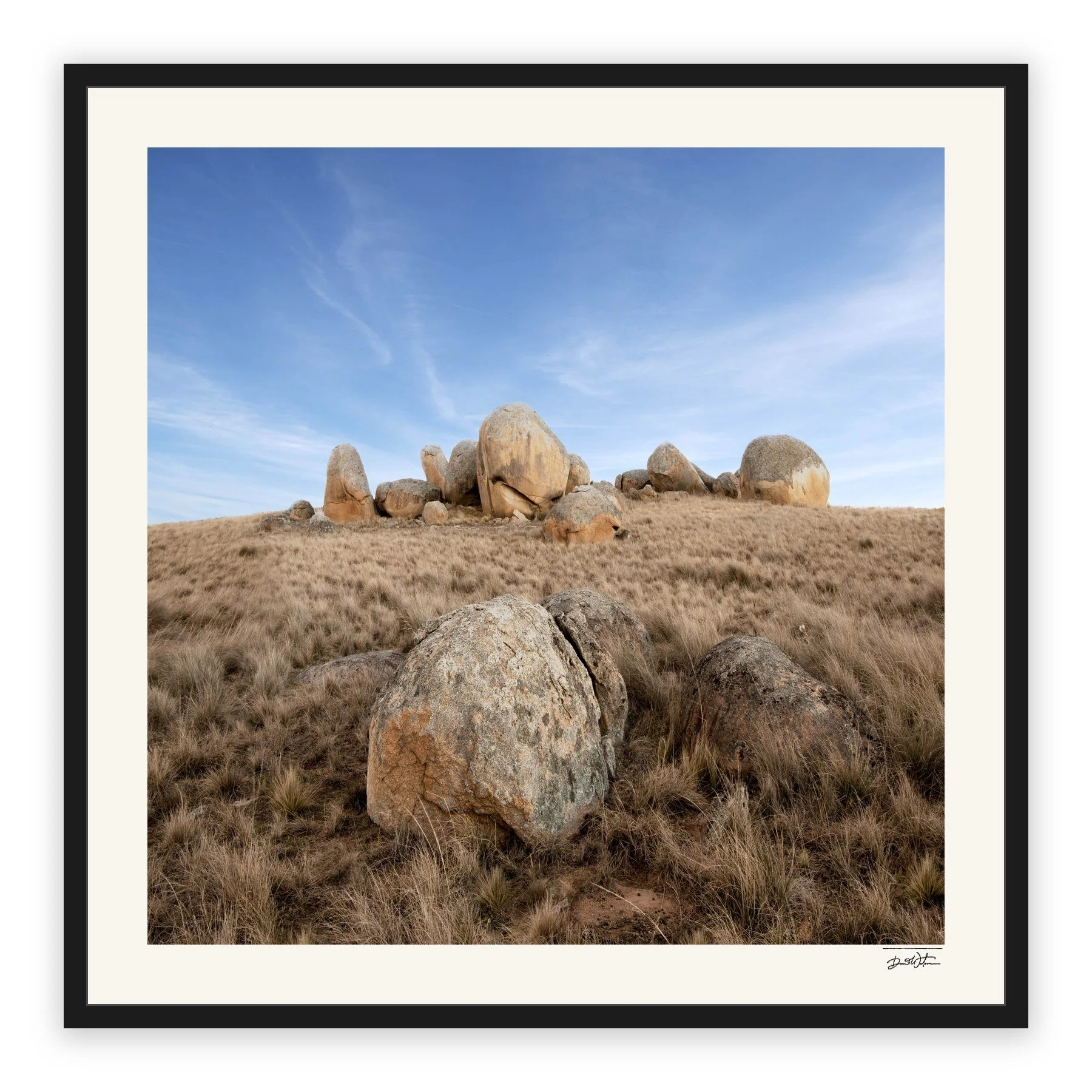 Simplicity – limited edition fine art photographic print by Dani Watson in a black frame