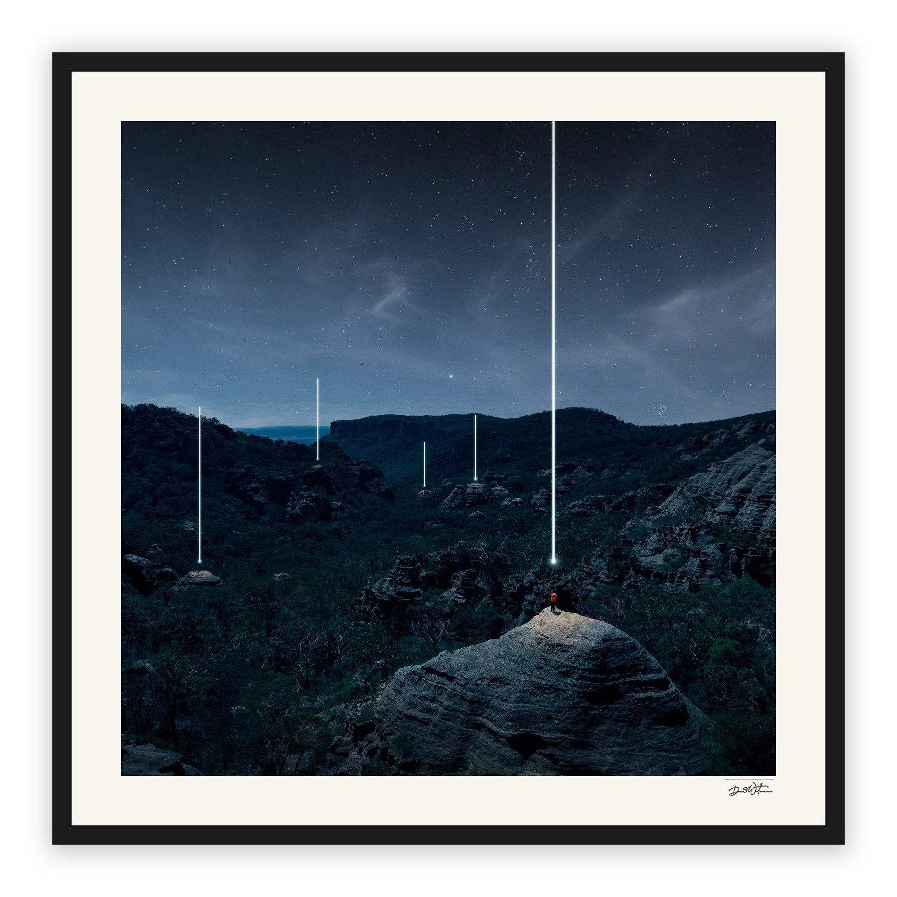 Solitude – limited edition fine art photographic print by Dani Watson in a black frame