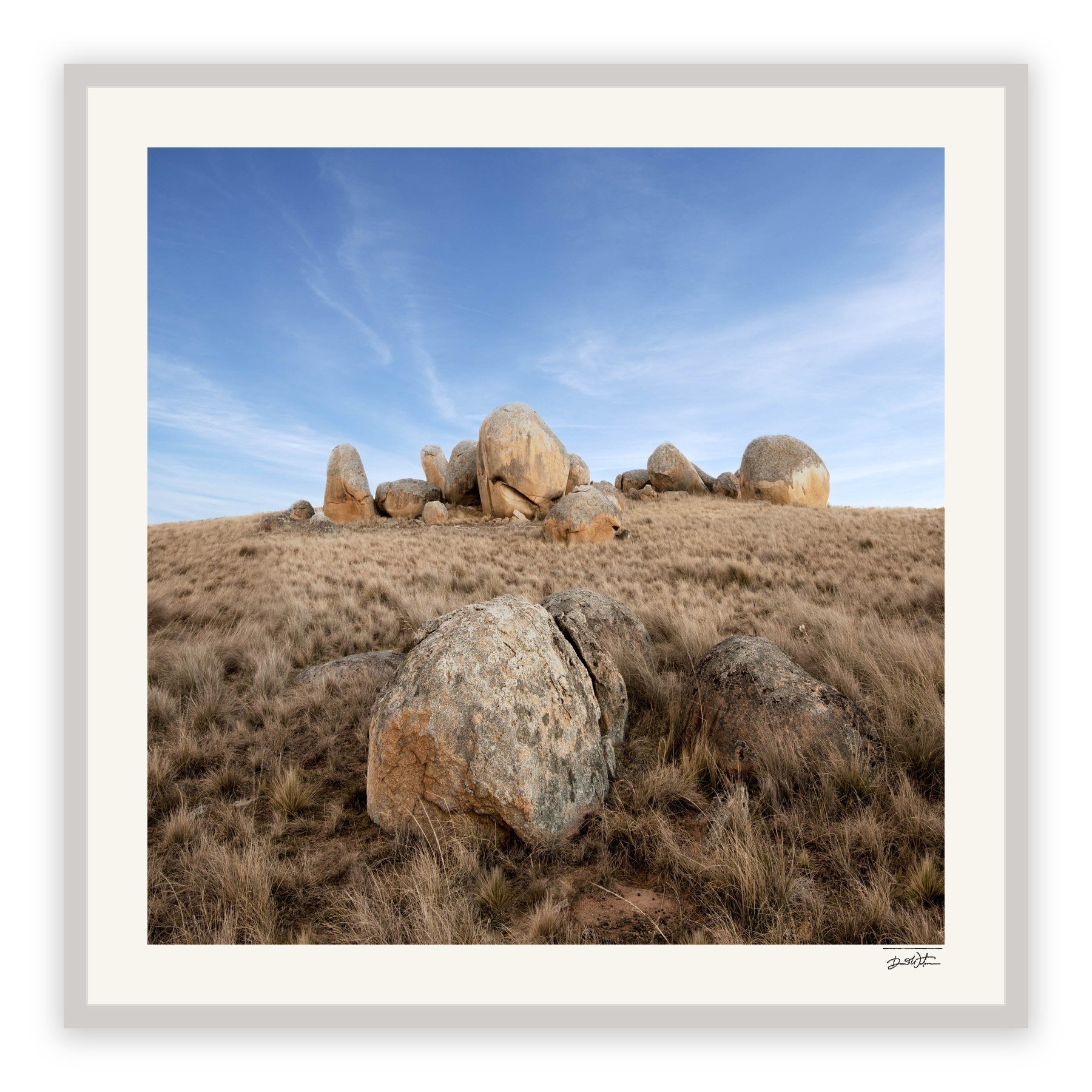 Simplicity – limited edition fine art photographic print by Dani Watson in a white frame