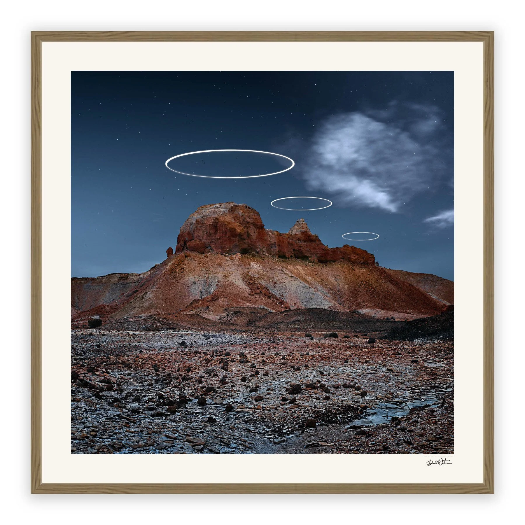 Unity – limited edition fine art photographic print by Dani Watson in a raw oak frame