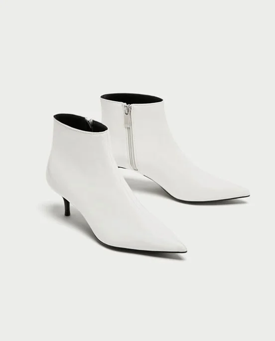 white boots no heel