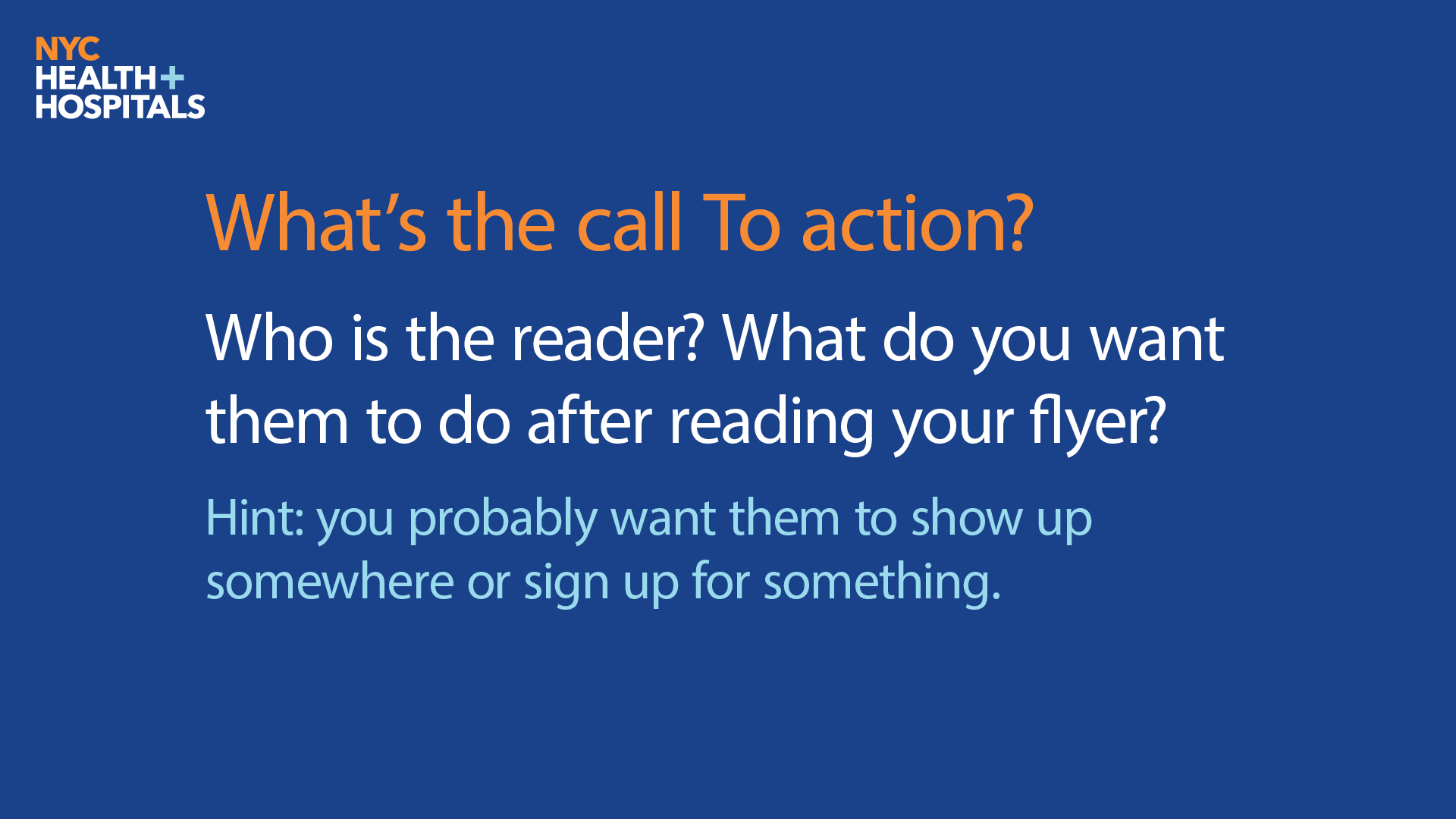 It seems like simple advice, but I think about it every time I begin a design project. 
