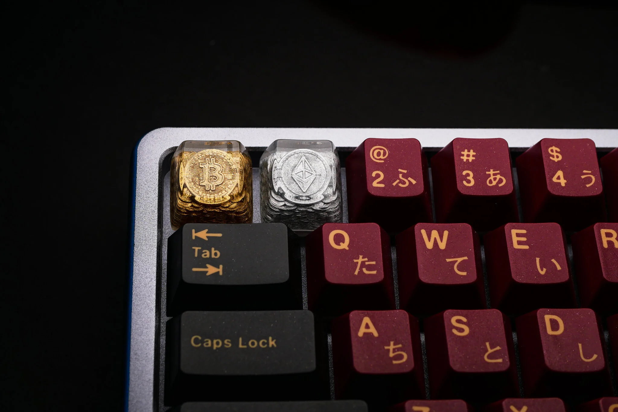 Ethereum and Bitcoin Key Combo — NZ Caps